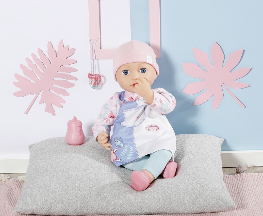 Baby Annabell Babypuppe »Mia, 43 cm«, mit Schlafaugen und Schnuller
