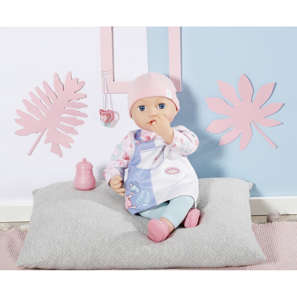 Baby Annabell Babypuppe »Mia, 43 cm«, mit Schlafaugen und Schnuller