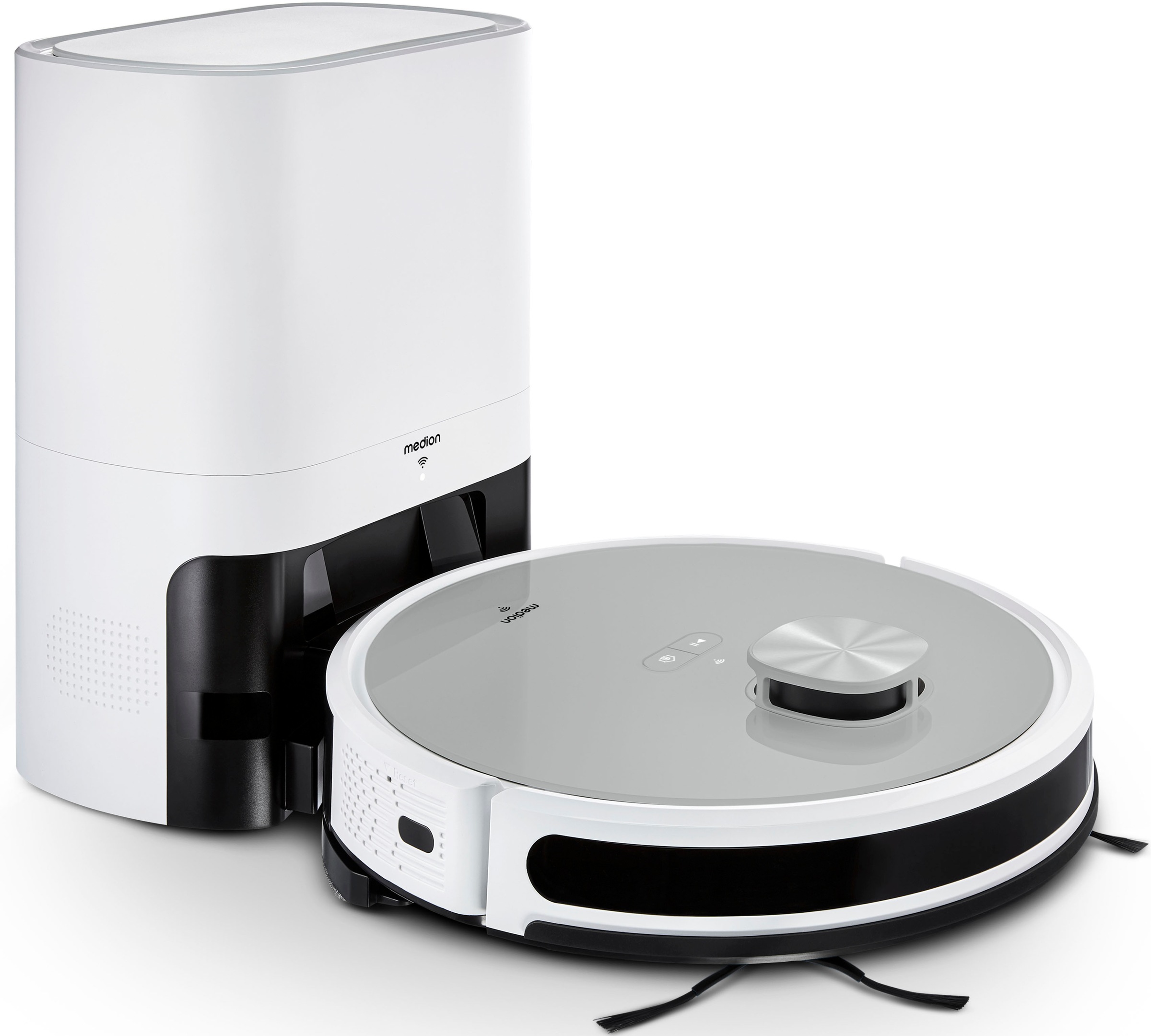 Medion® Nass-Trocken-Saugroboter »X21 SW+ (MD 11500), Absaugstation, Lasern günstig online kaufen