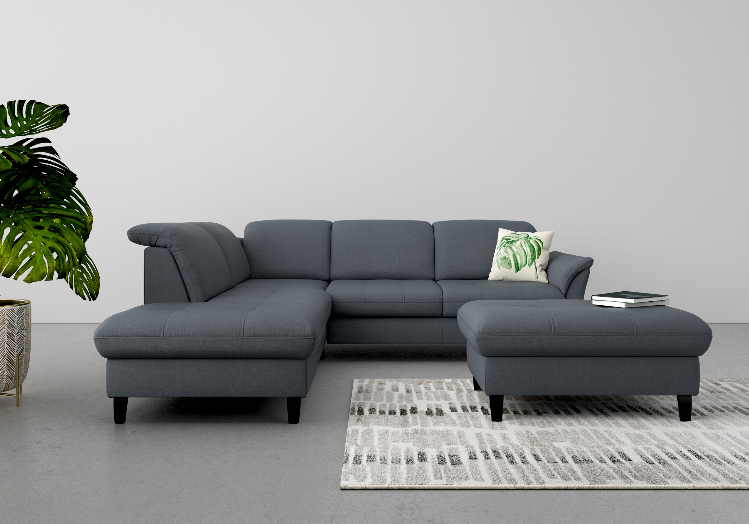 sit&more Ecksofa »Maggiore L-Form«, wahlweise mit Kopfteilverstellung, Bett günstig online kaufen