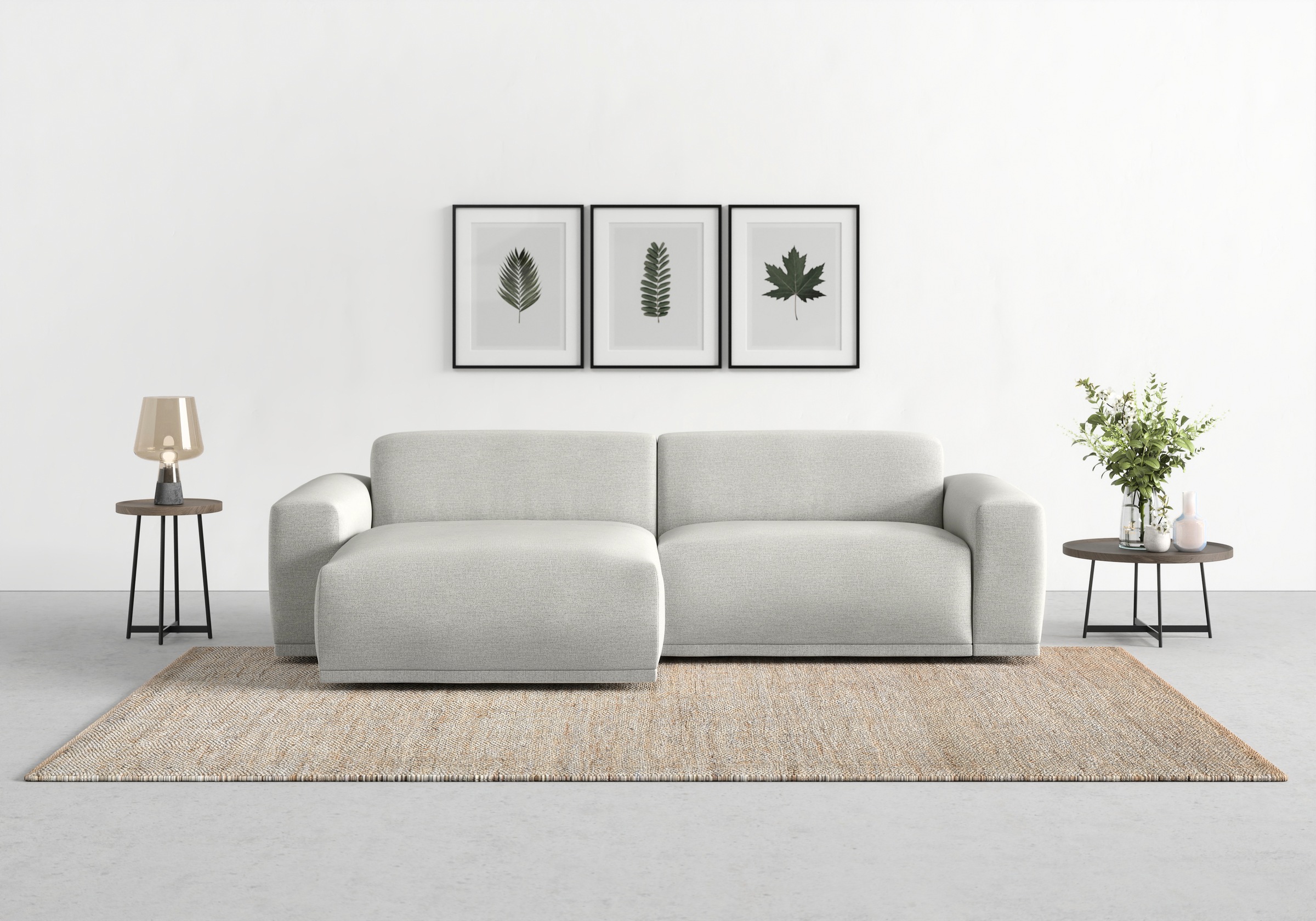 TRENDMANUFAKTUR Ecksofa »Braga, mit hochwertigem Kaltschaum, L-Form, in Cor günstig online kaufen