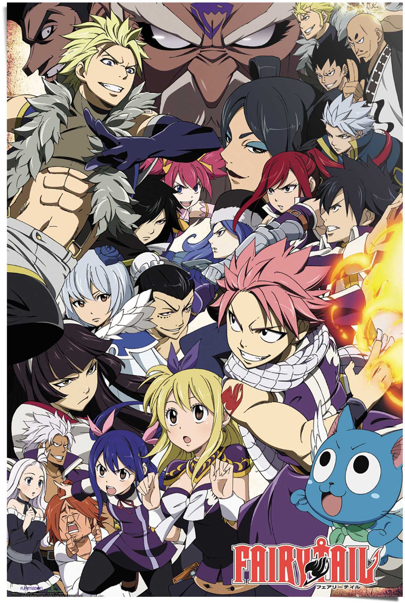 Reinders! Poster »Fairy Tail Staffel 6« 1 Stk. tlg. günstig online kaufen