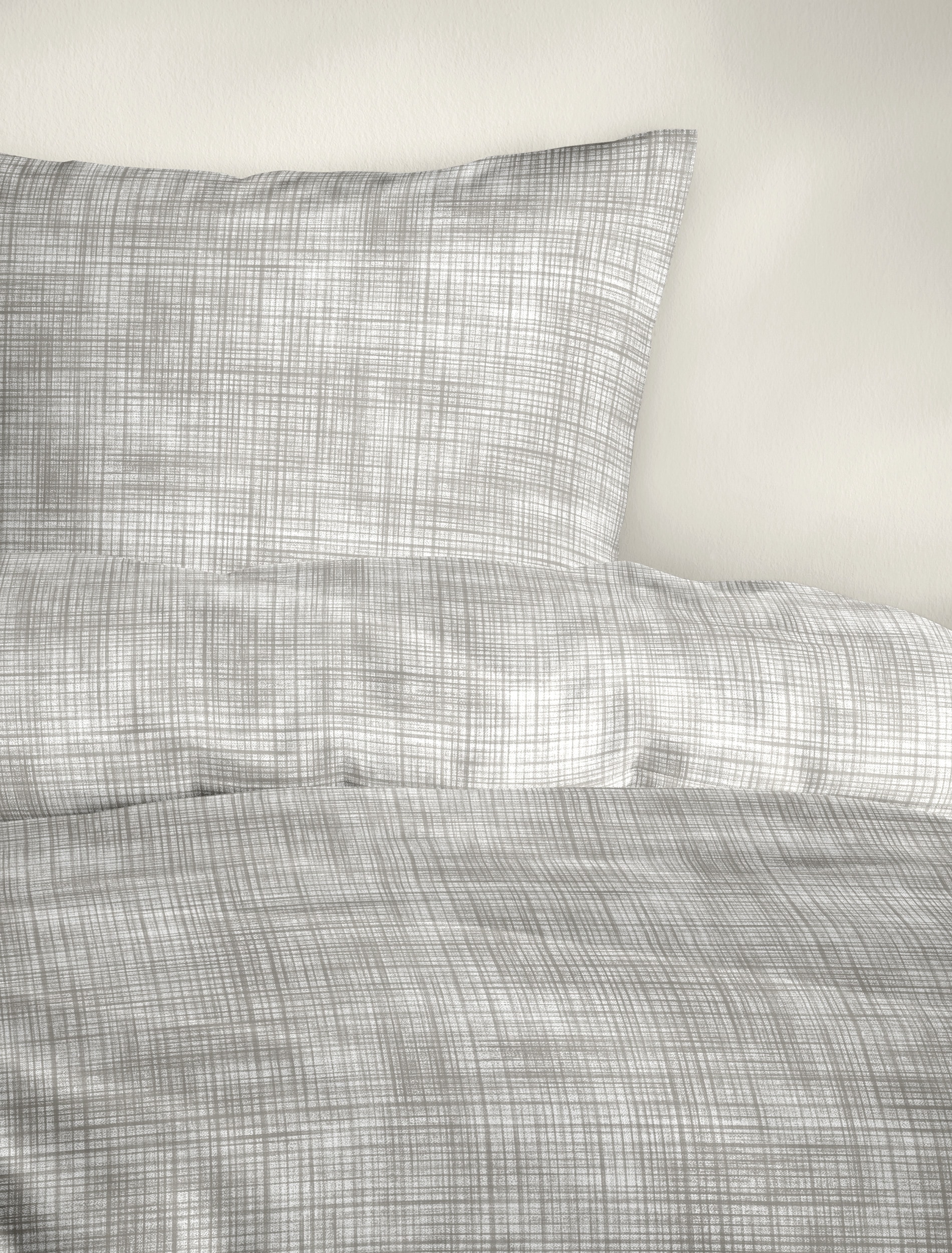 BIERBAUM Bettwäsche »4172« 2 Stk. Mako-Satin, 100 % Baumwolle, pflegeleicht