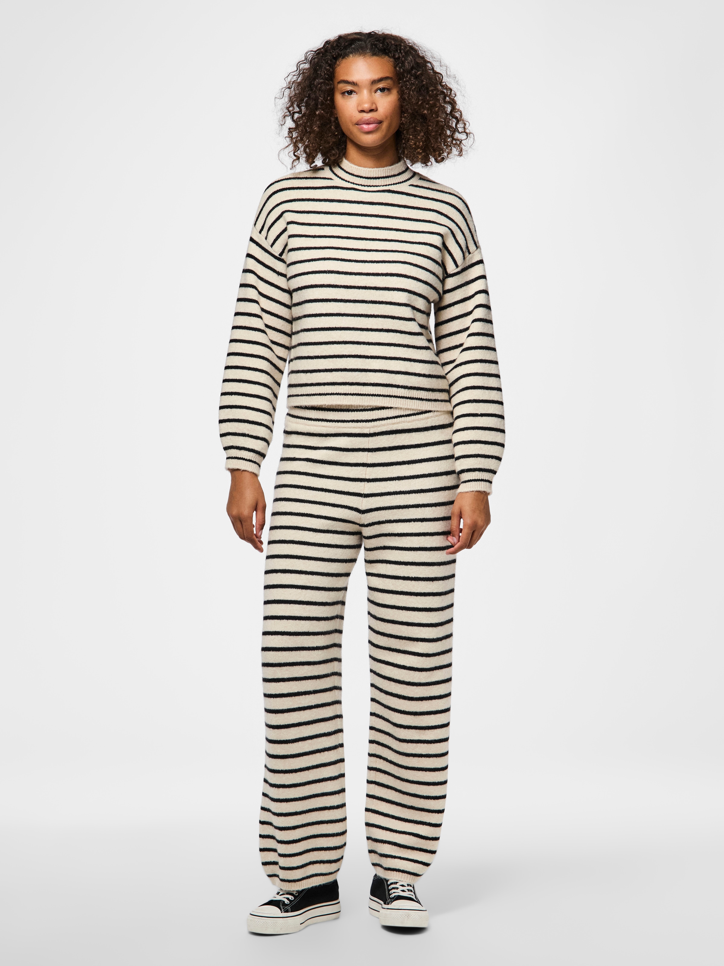 pieces Stehkragenpullover »PCPENNA LS HIGH NECK KNIT BC«