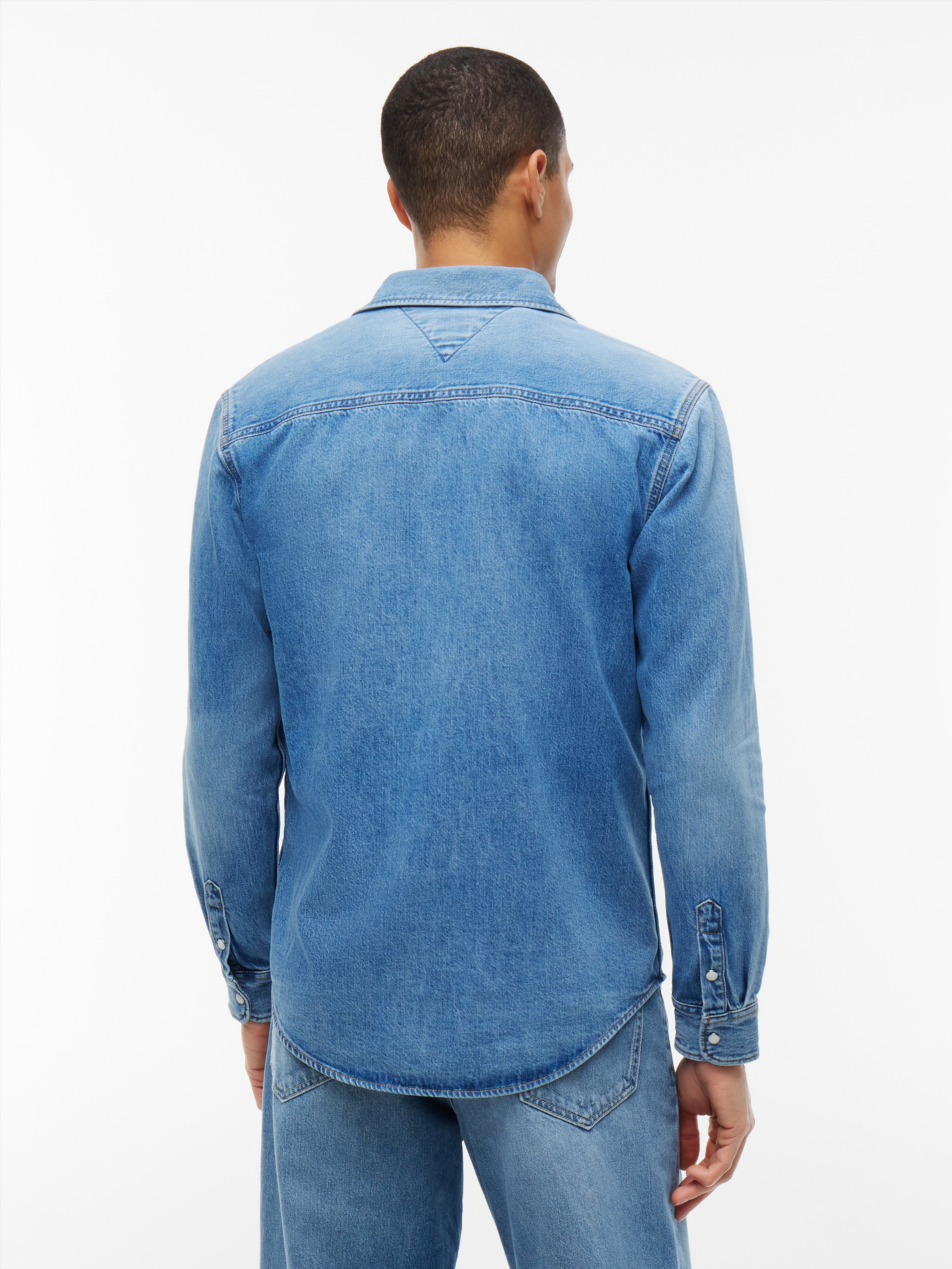 Tommy Jeans Jeanshemd »REGULAR SHIRT« Regular fit mit Hemdkragen