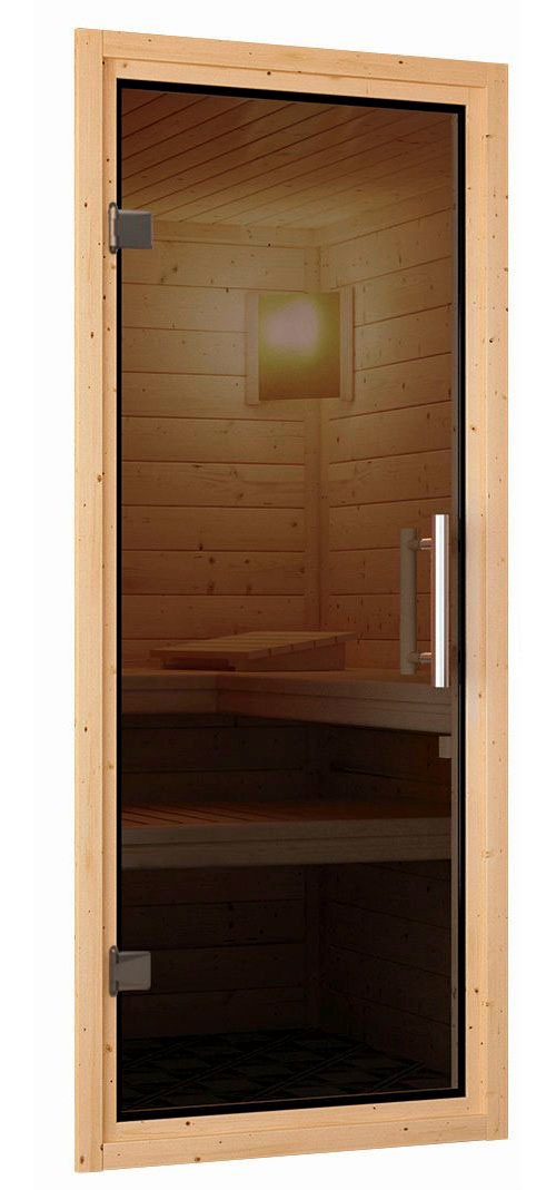 Karibu Sauna »Norin«, 9 KW-Ofen mit integrierter Steuerung