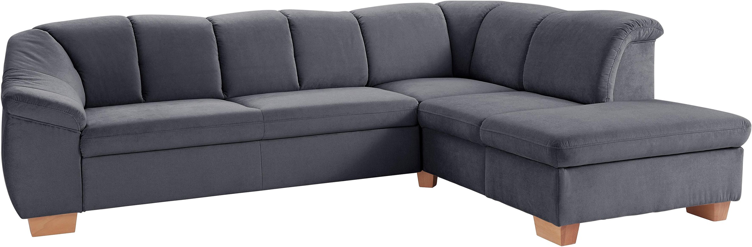 sit&more Ecksofa »Santo L-Form«, mit Federkern, wahlweise mit Bettfunktion günstig online kaufen