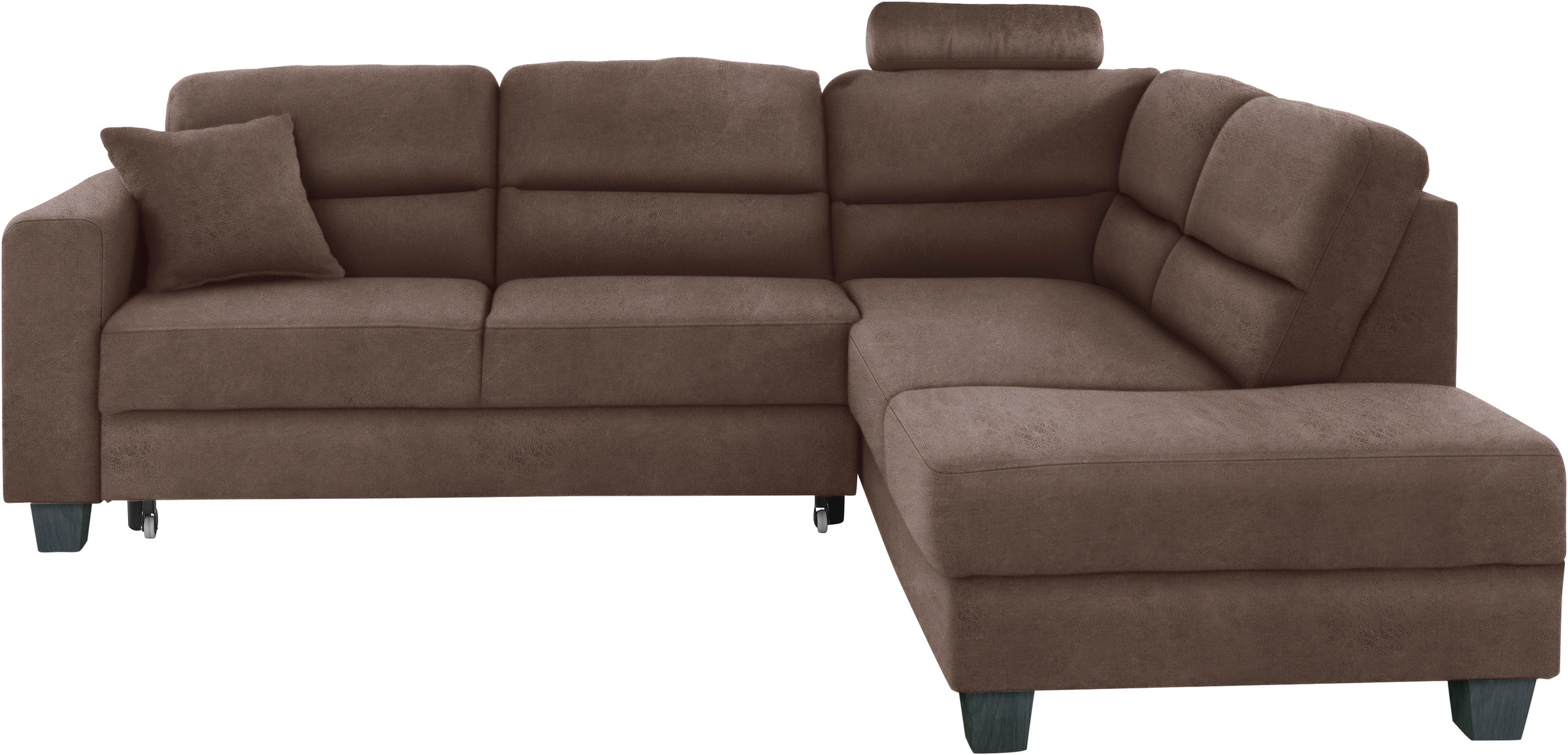 TRENDMANUFAKTUR Ecksofa »Chamber, zeitlos und modern, hoher Sitzkomfort, L- günstig online kaufen