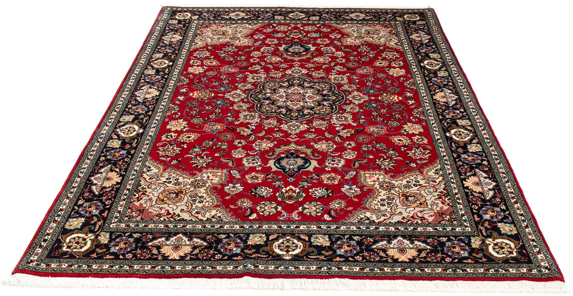 morgenland Orientteppich »Perser - Täbriz - Royal - 212 x 149 cm - dunkelro günstig online kaufen