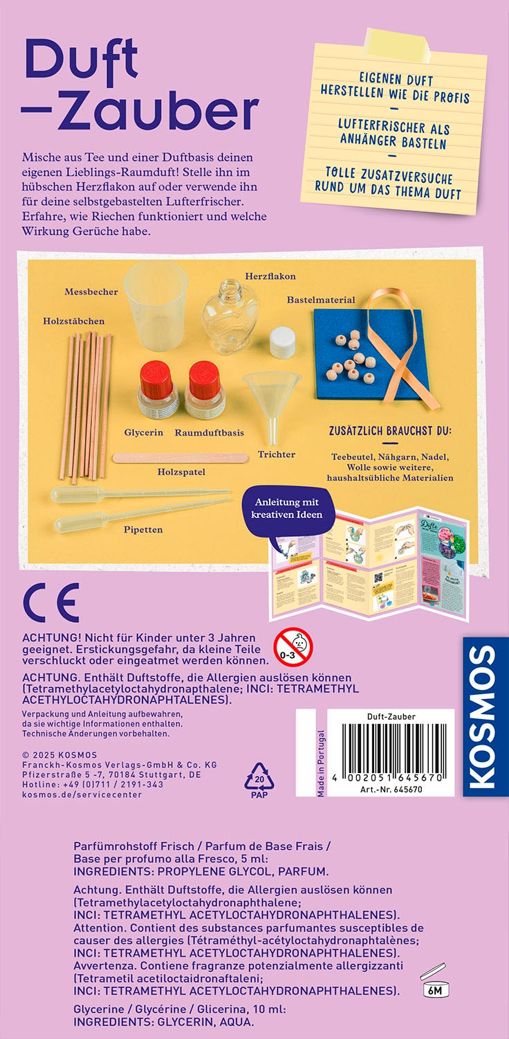 Kosmos Experimentierkasten »Duft-Zauber« Made in Europe