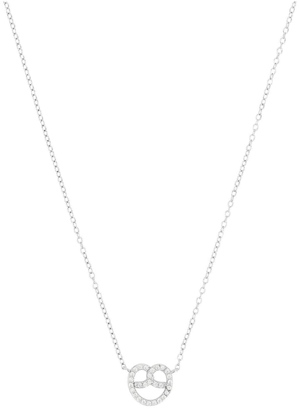 Amor Kette mit Anhänger »Breze, Trachtenschmuck, Volksfest, 2039235, 2039236«, mit Zirkonia (synth.)