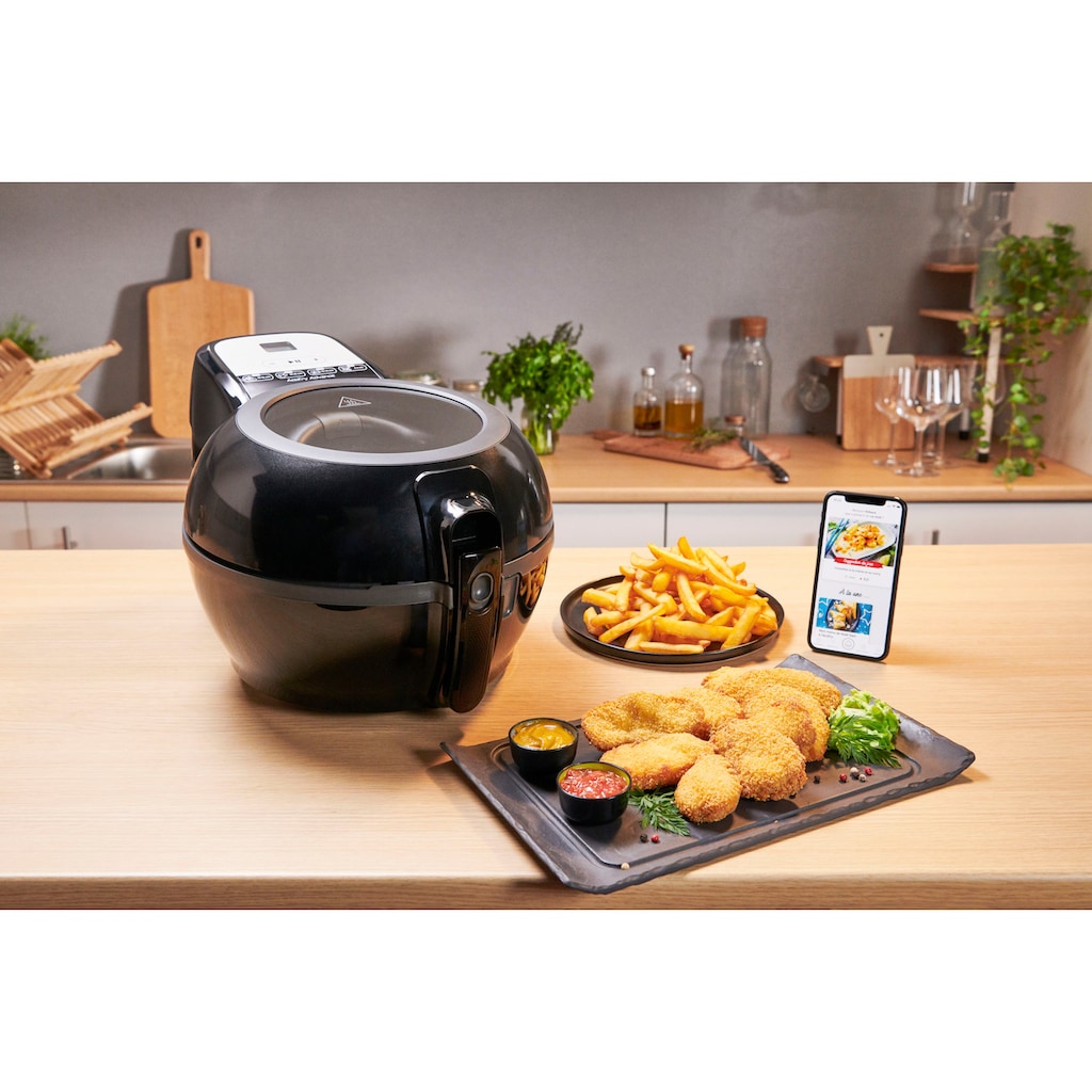 Tefal Heißluftfritteuse »FZ7738 ActiFry Genius +«, 1550 W, 1,2 kg, Timer, 9 automatische Menüs, Rührarm-System