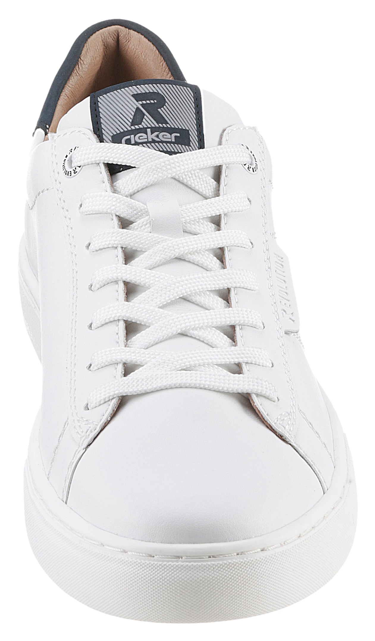 RIEKER Sport Sneaker, mit Leder-Innenfutter, Freizeitschuh, Halbschuh, Schnürschuh