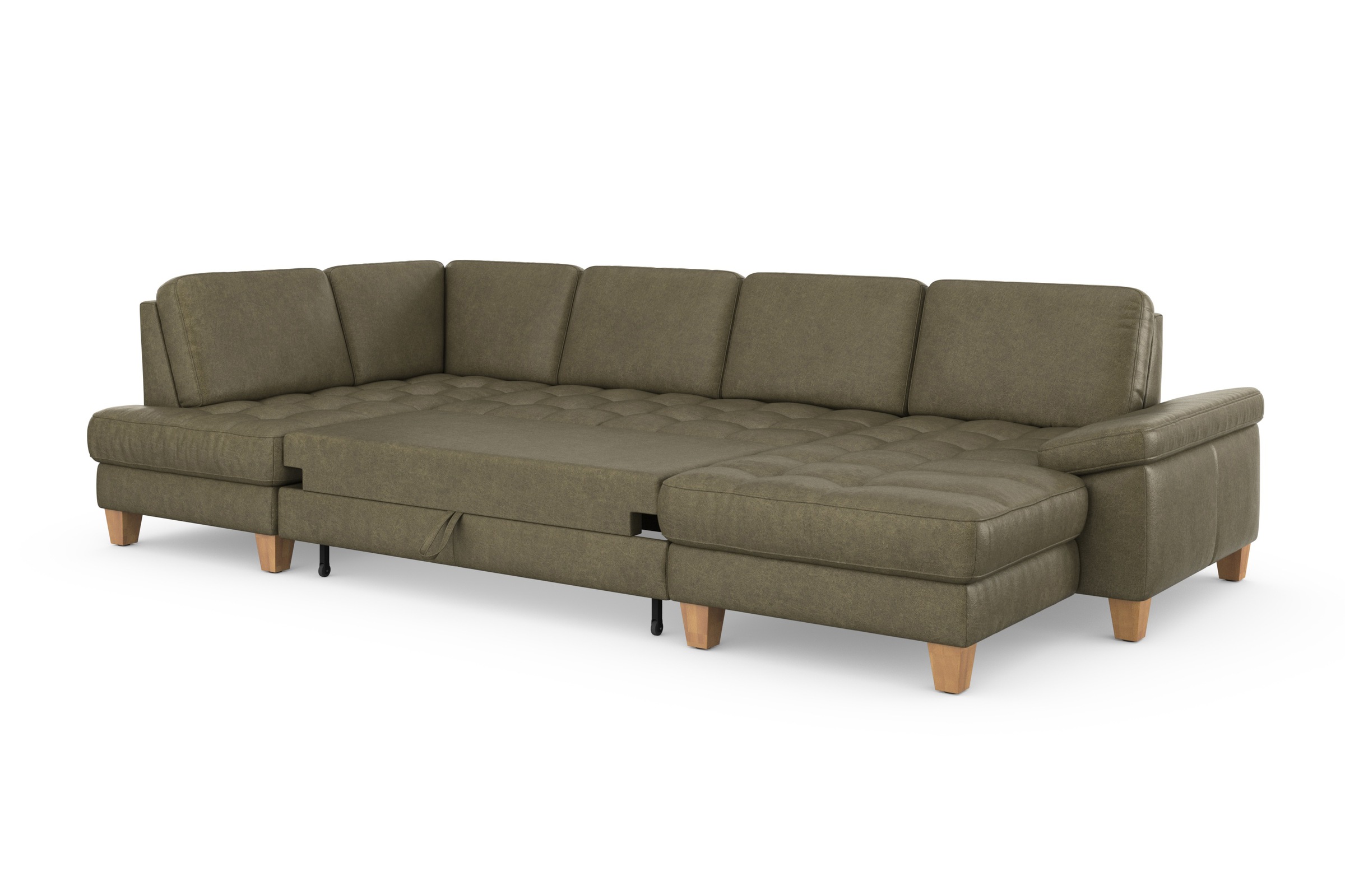 sit&more Wohnlandschaft »Westham U-Form«, wahlweise mit Bettfunktion, Bettkasten, Sitztiefenverstellung