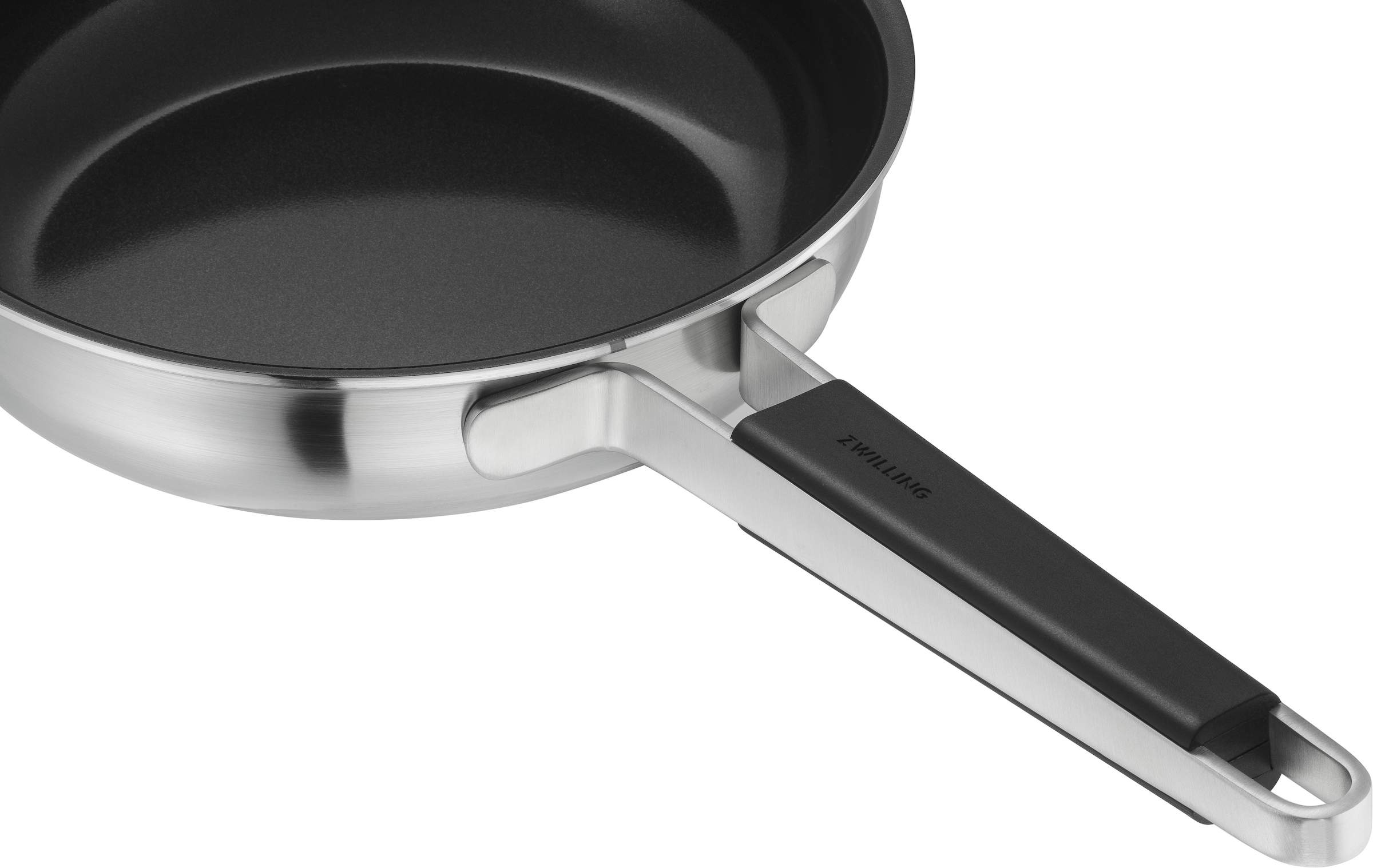 Zwilling Bratpfanne »Pure«, Edelstahl 18/10, (1 tlg.), Keramikbeschichtung, Stay-Cool Griffe, Edelstahl