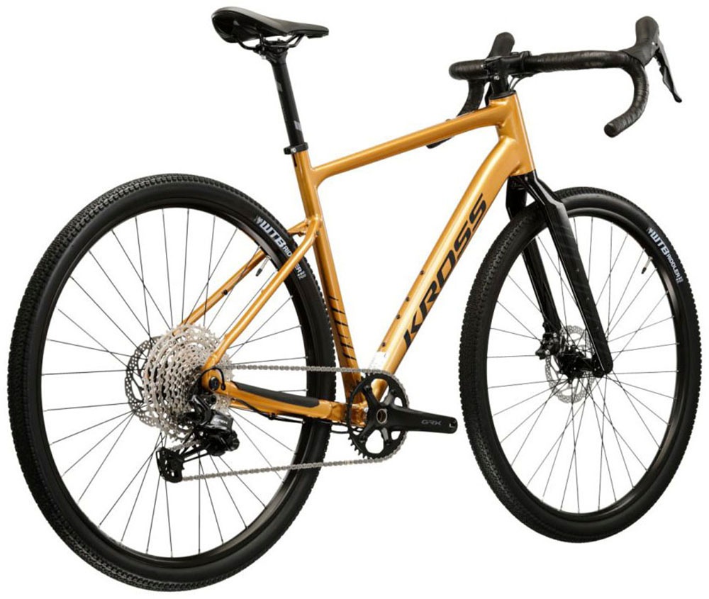 Kross Gravelbike »Gravelbike Esker 5.0 GRX 1X12 Grau 12 Gänge« 12 Gang Shimano GRX RX822 Schaltwerk Kettenschaltung