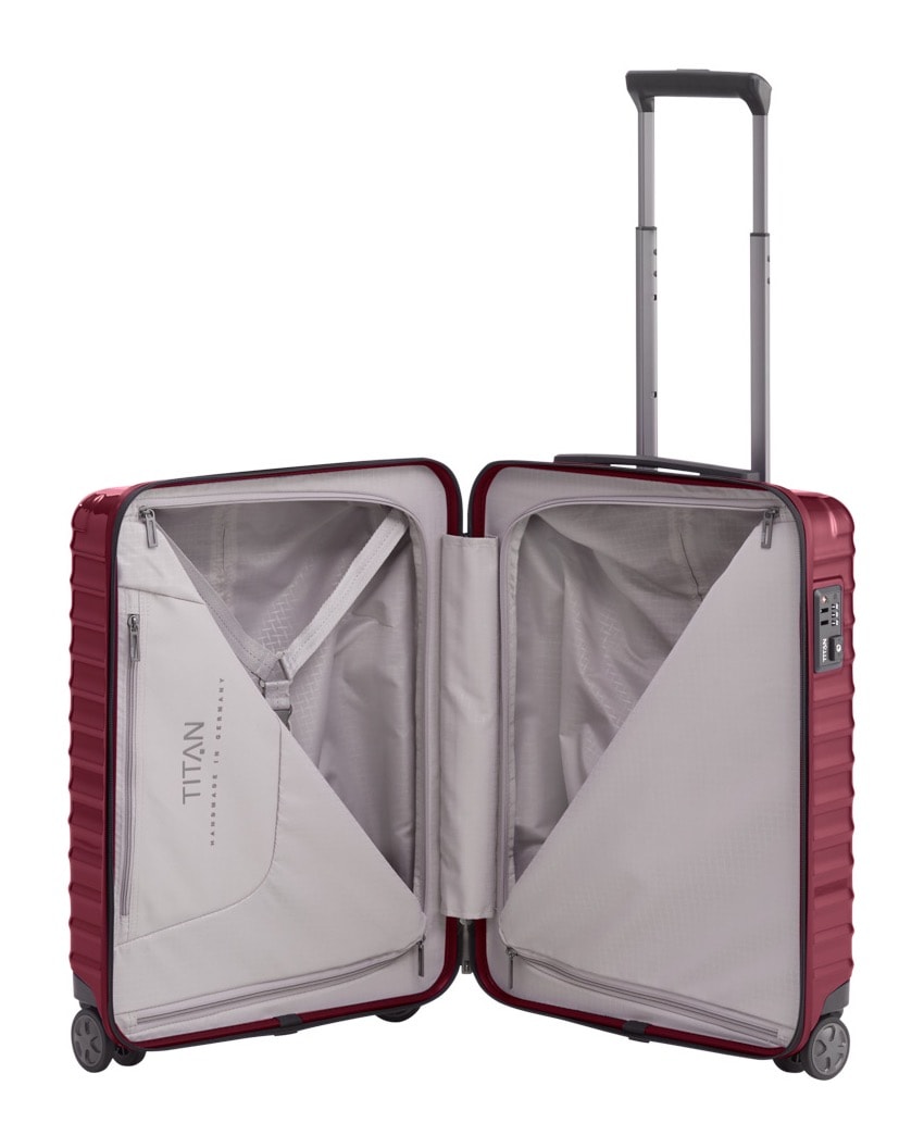 TITAN® Hartschalen-Trolley »LITRON, verschiedene Größen und Farben«, 4 Rollen, Hartschalen-Koffer Made in Germany mit 10 Jahren Herstellergarantie