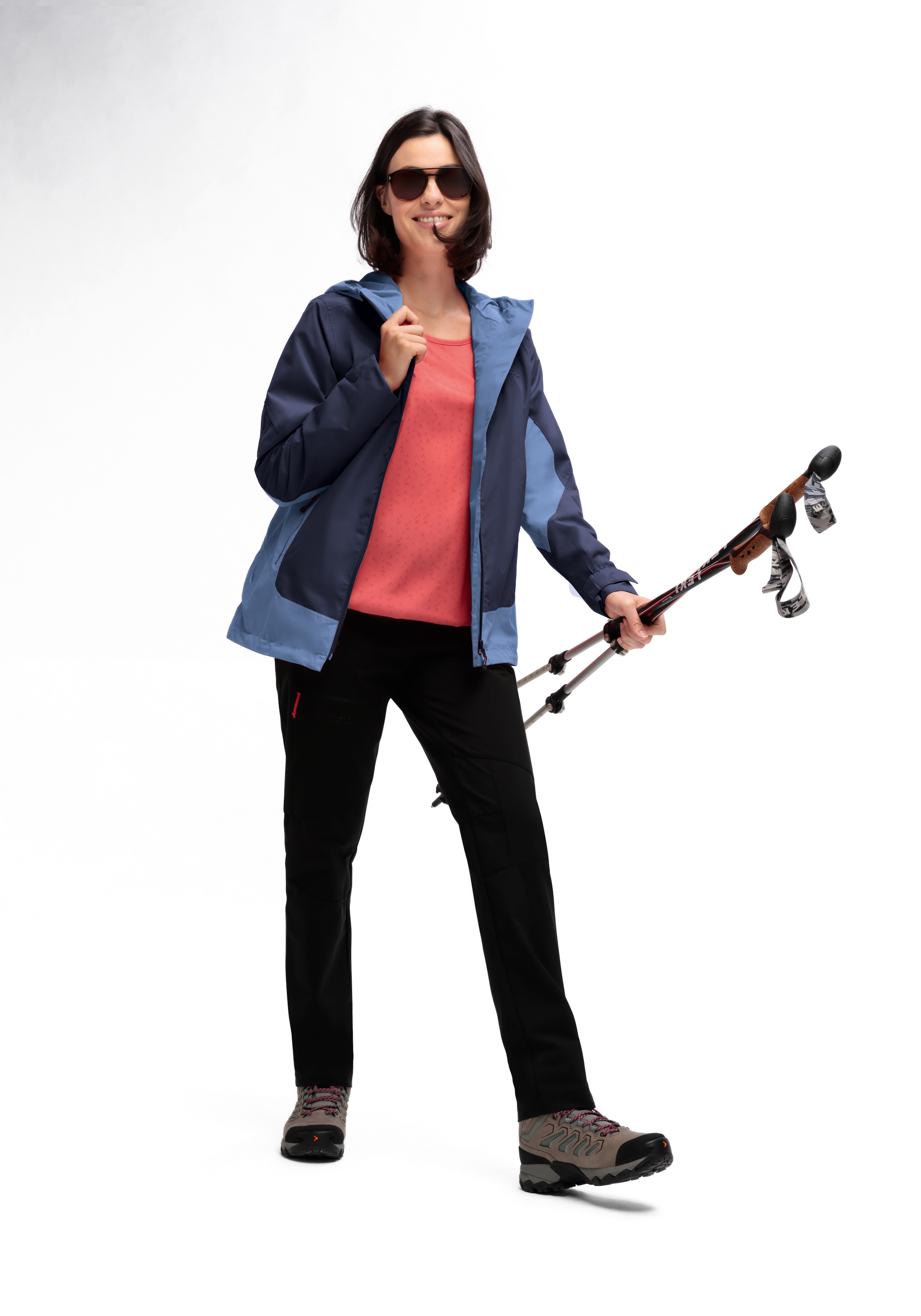Maier Sports Outdoorjacke »Brocken W«, Damen Jacke wasserdicht, Funktionsjacke 2 Taschen außen + Innentasche