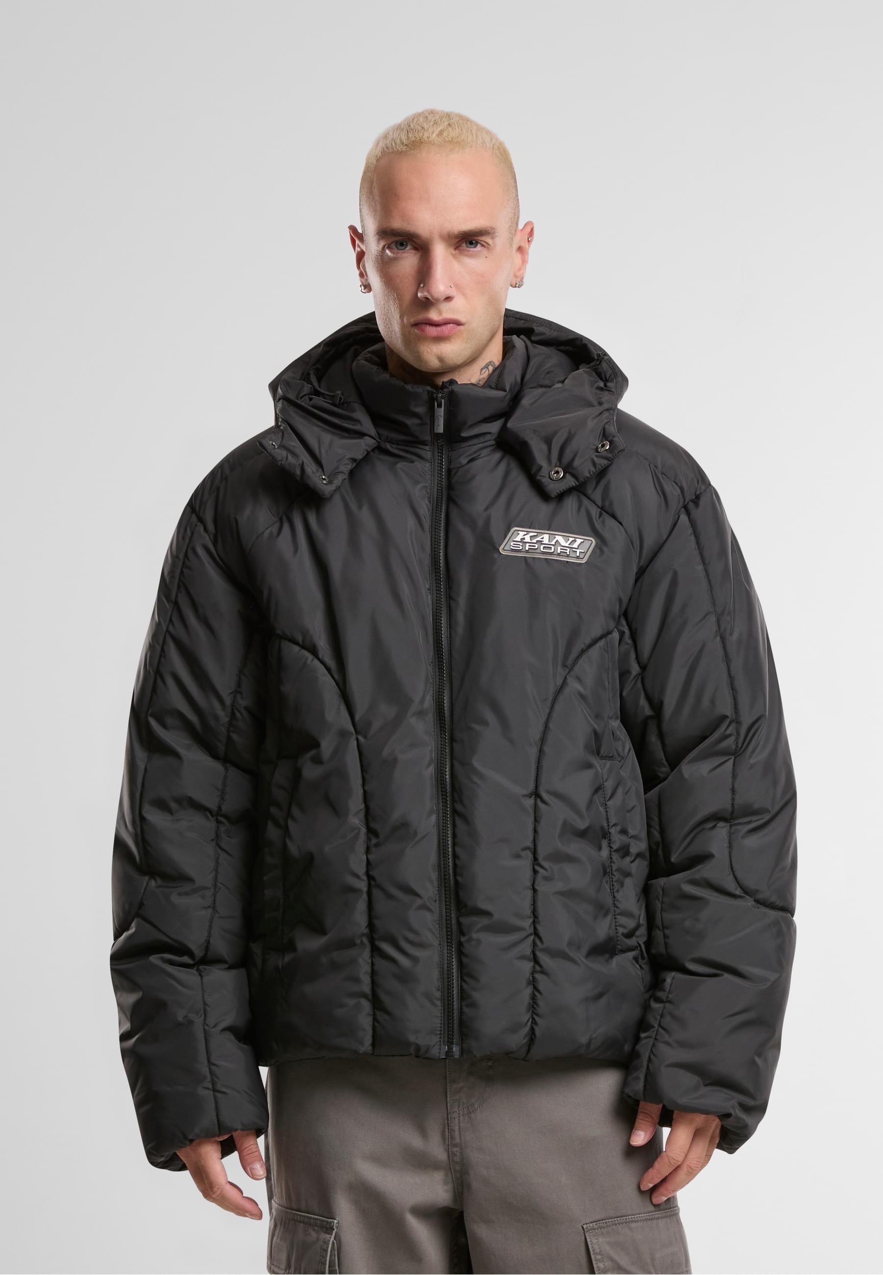 Karl Kani Winterjacke »Karl Kani KK Sport Patch Arctic Puffer Jacket« 1 Stk. tlg. mit Kapuze