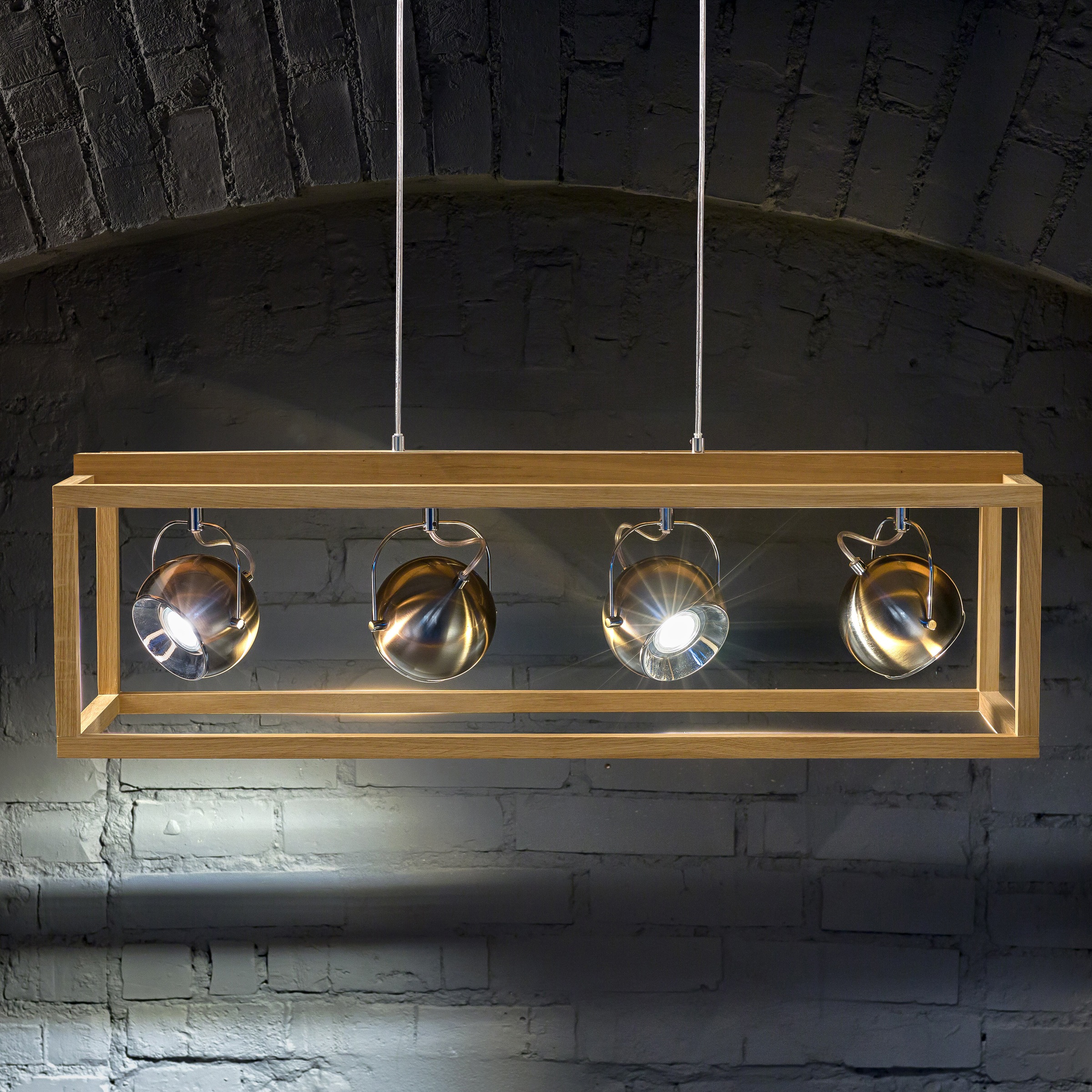 SPOT Light LED Pendelleuchte »ROY«, 4 flammig, Leuchtmittel GU10   LED wech günstig online kaufen