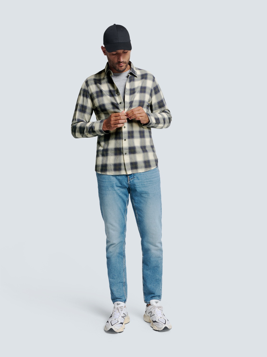 NO EXCESS Langarmhemd »No Excess Karhemd«