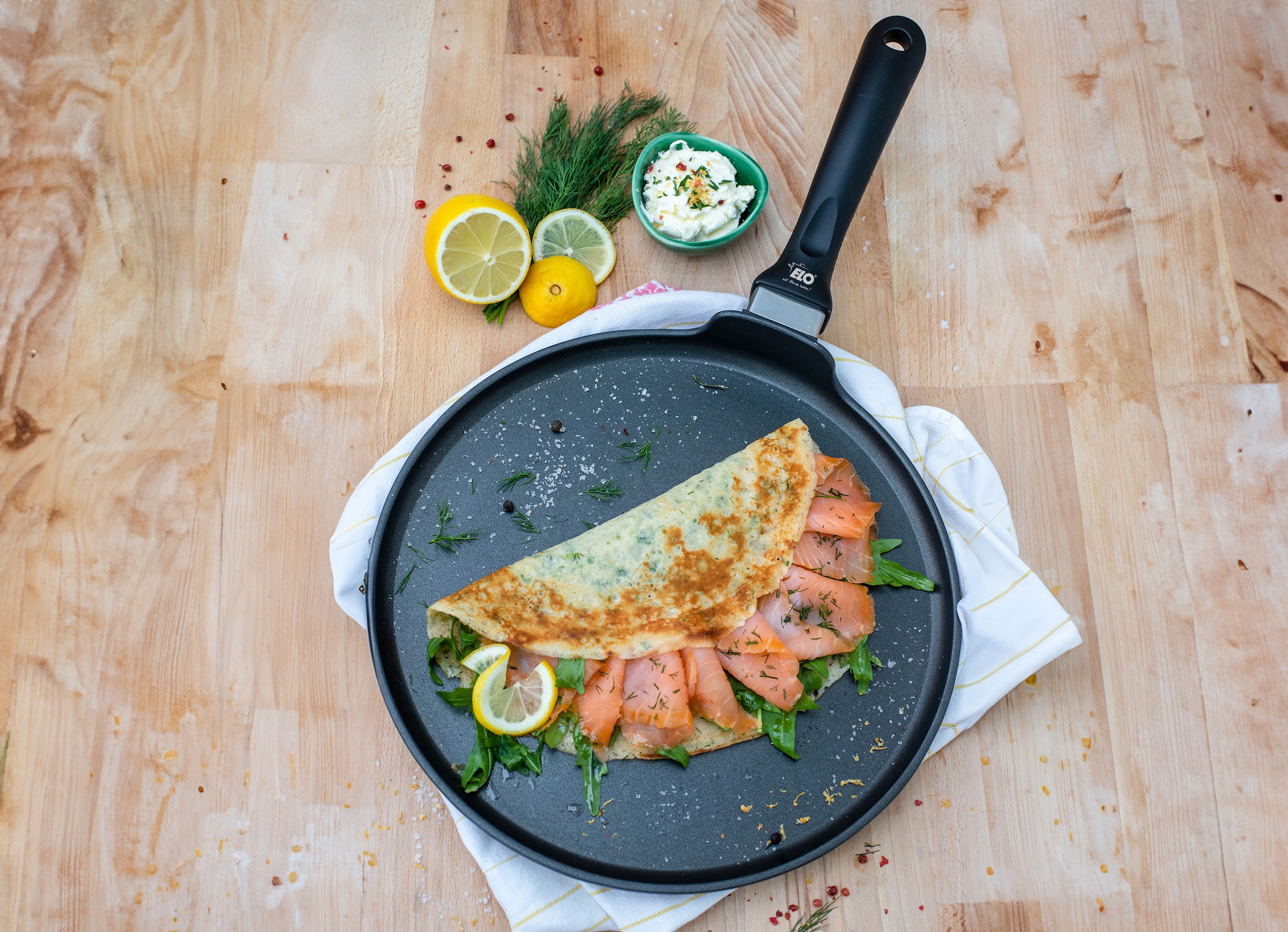Elo Crêpepfanne »Alucast 28cm«, Aluminiumguss, (1 tlg.), Induktion, Ø 28 cm