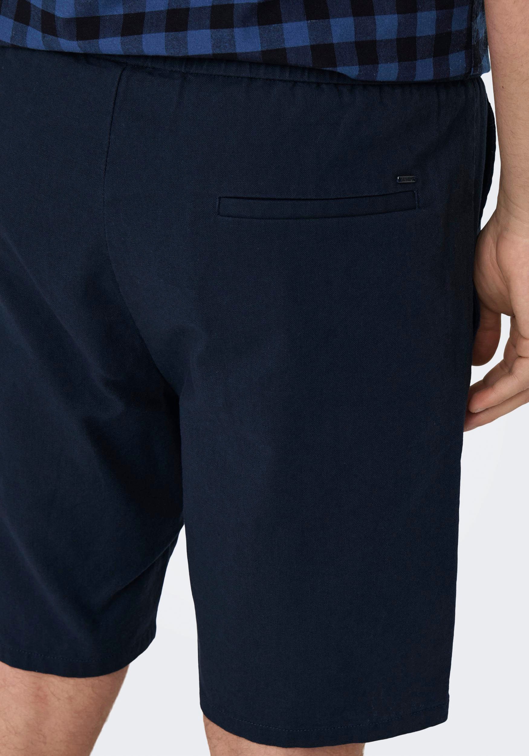 3. Bild von ONLY & SONS Shorts »ONSLINUS 0007 COT LIN SHORTS NOOS«