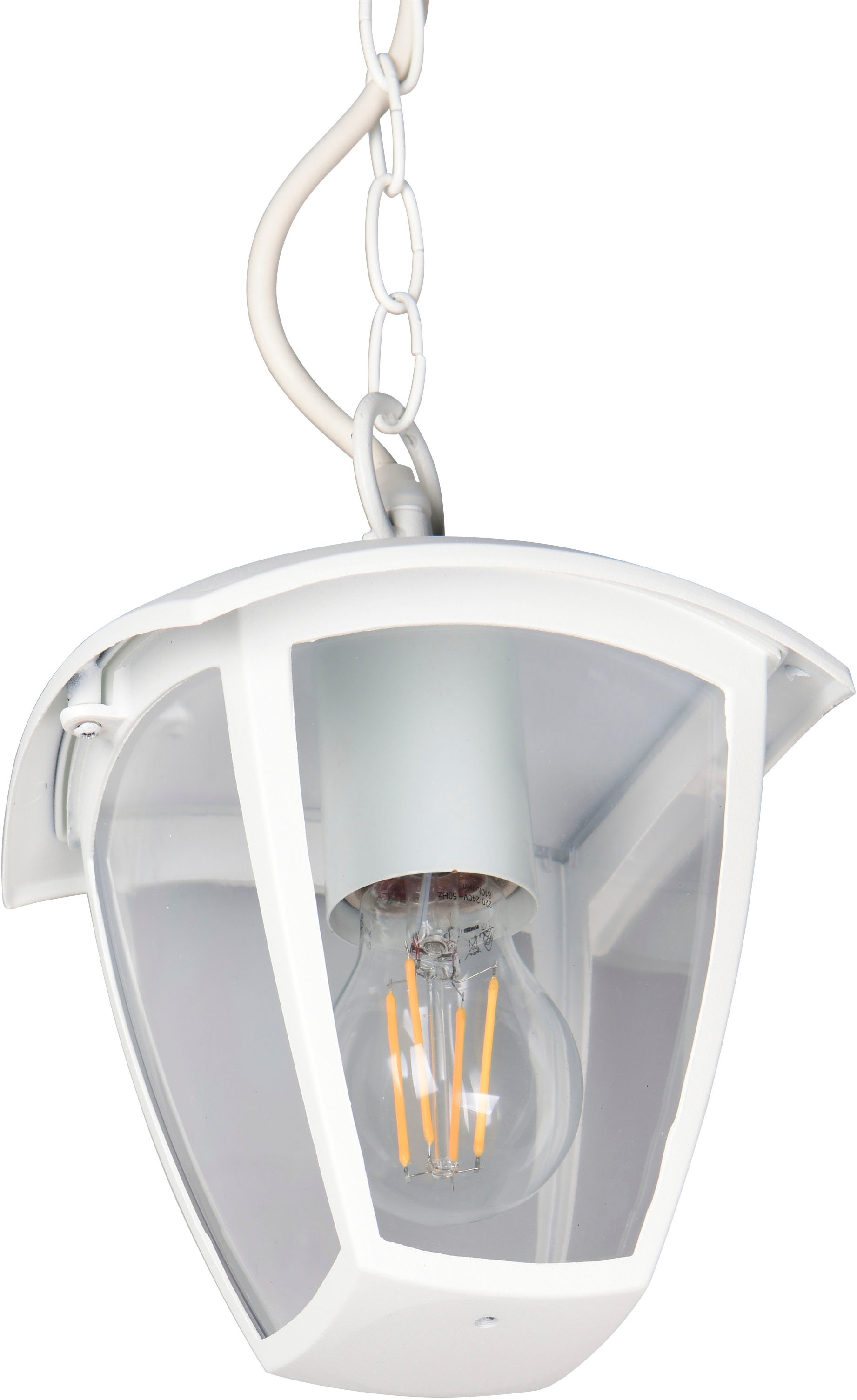 TRIO Leuchten Außen-Deckenleuchte »VENTA, Outdoor Pendelleuchte 1-flammig, exkl 1x E27 max 10W, IP44«, 1 flammig, Leuchtmittel E27 | Leuchtmittel wechselbar, Terrassen Hängelampe, Pendelleuchte Garten max Höhe 82cm