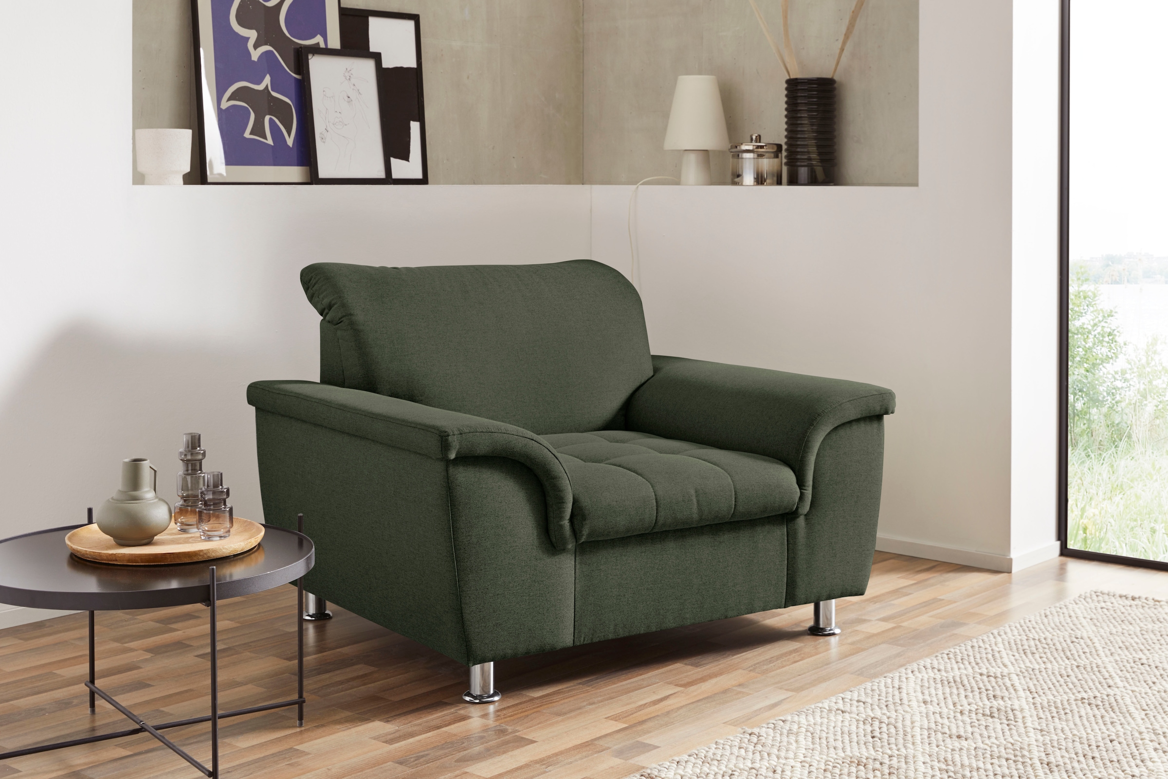 DOMO collection Sessel »Franzi«, wahlweise mit Kopfteilverstellung günstig online kaufen