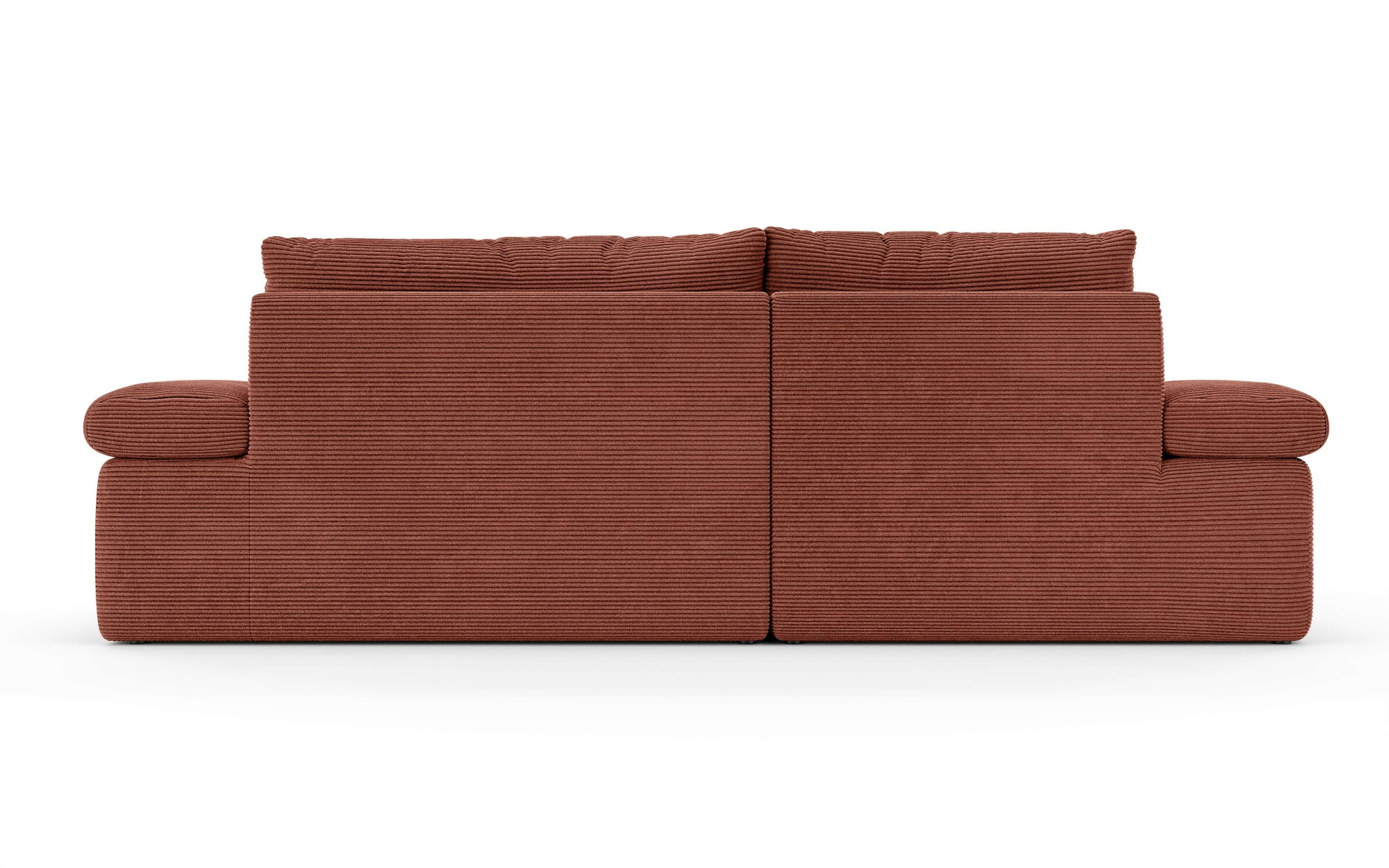 Home affaire Ecksofa »ALVERIE mit Recamiere, moderne Steppung, Maße: B/T/H 274/203/106 cm«, L-Form mit Wellenunterfederung, mit 4 Rückenkissen, pflegeleicht Stoff