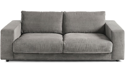 3C Candy Big-Sofa »Enisa«, Zeitloses und stylisches Loungemöbel, in Fein-  und Breitcord auf Rechnung kaufen