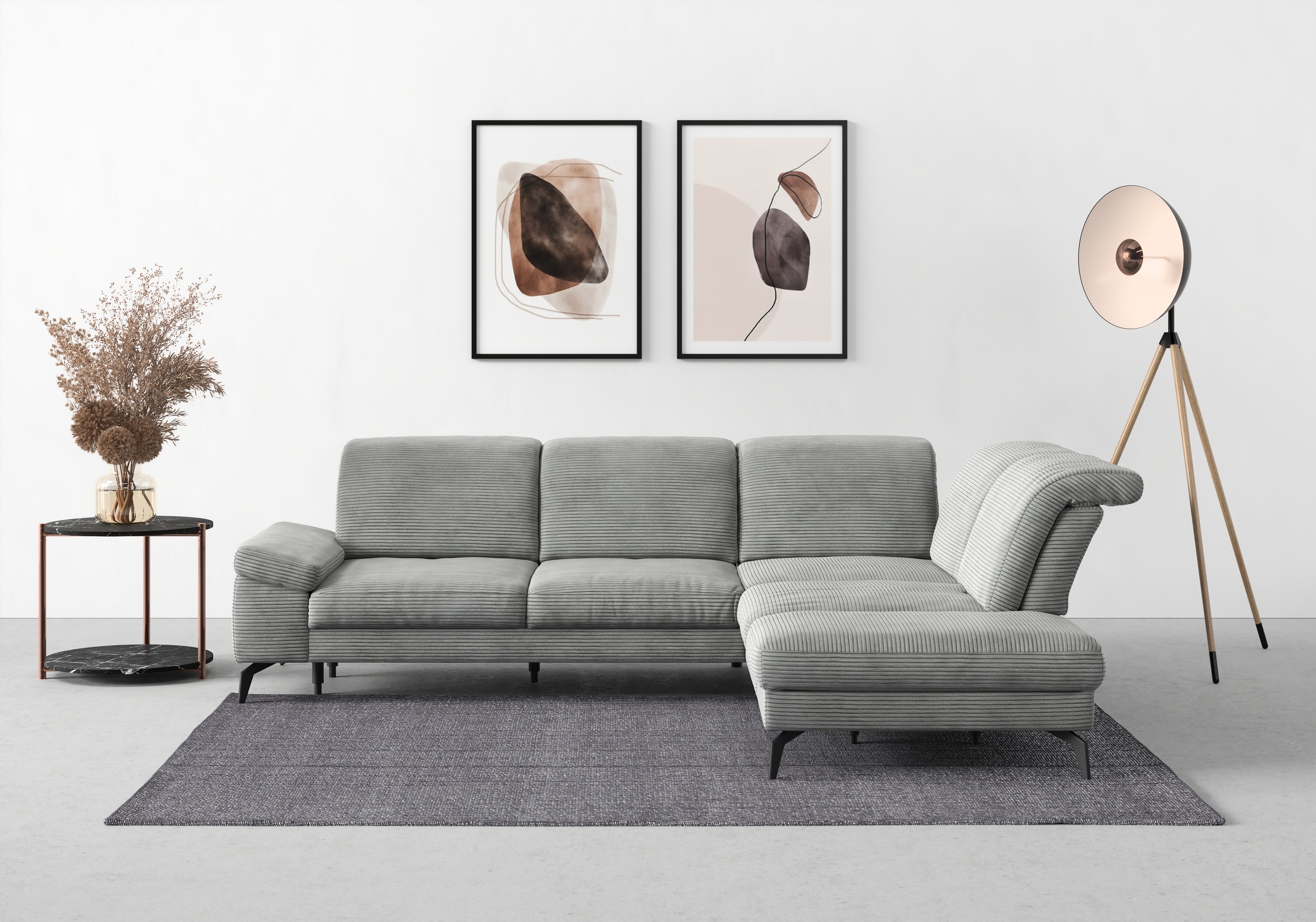 sit&more Ecksofa »Cabana L-Form«, Ottomane, wahlweise mit Sitztiefen-,Armle günstig online kaufen