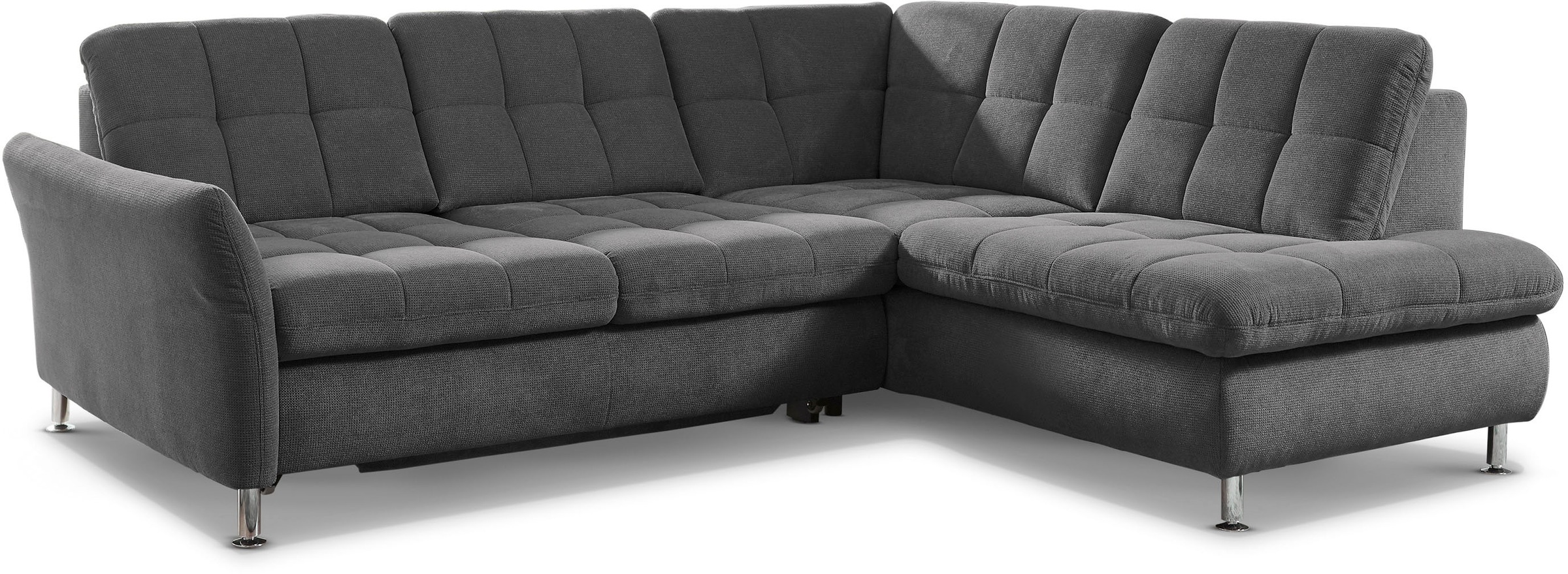 Die PlanBar Ecksofa »MP-IN20016 L-Form mit Kaltschaum-Polsterung«, wahlweise mit Kopfstützen und Bettfunktion, mit Kaltschaum-Polsterung