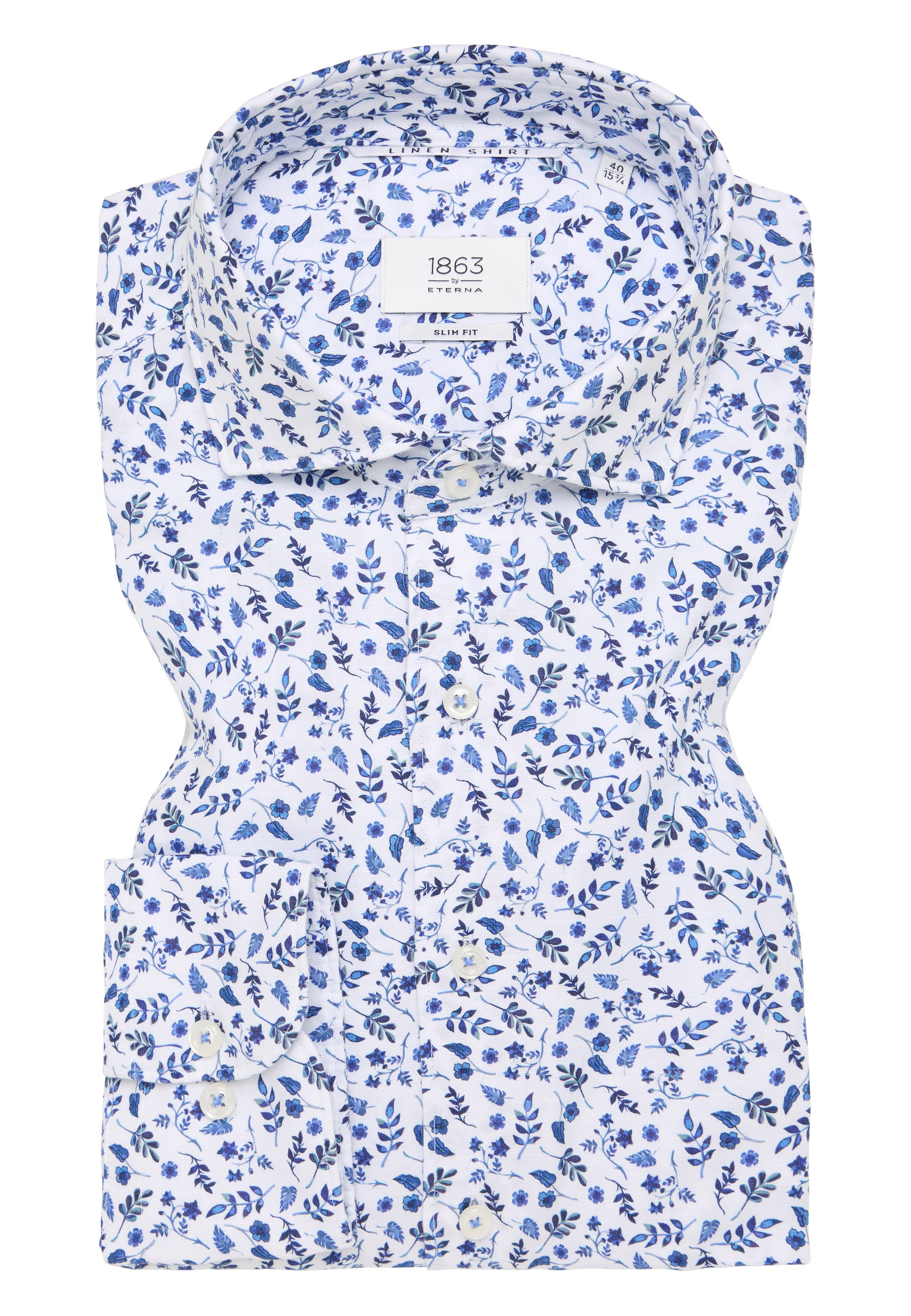 Eterna Langarmhemd »SLIM FIT«, EASY IRON (bügelleicht)