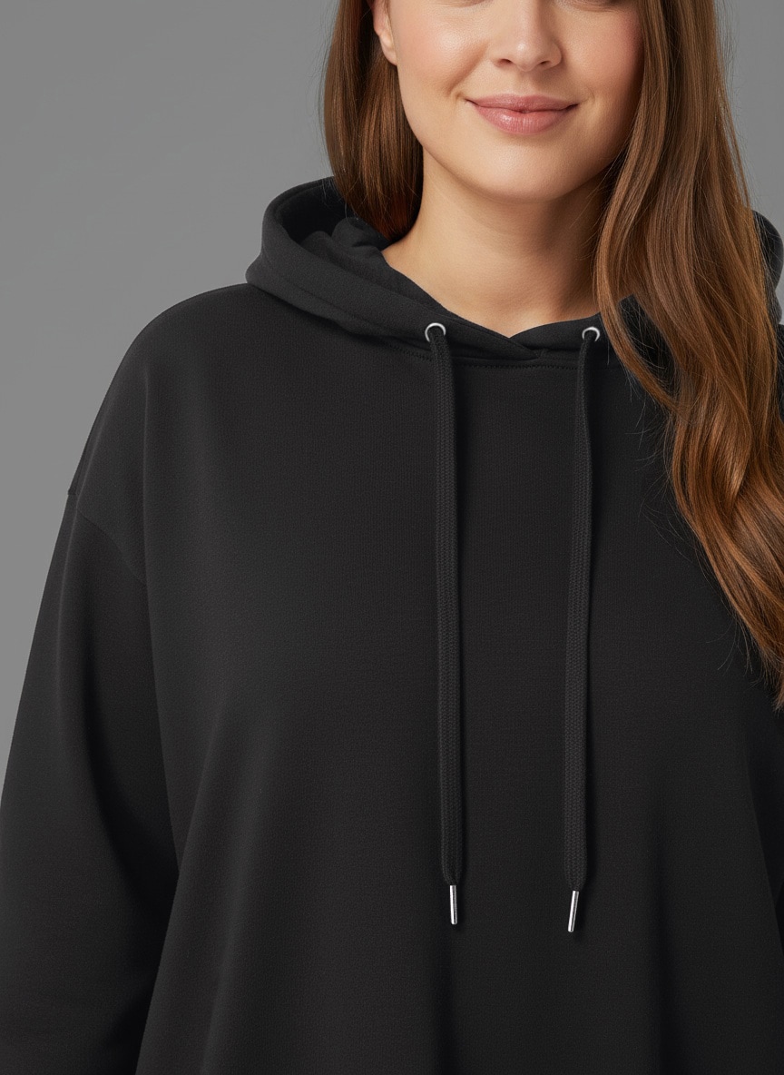 Laura Scott CURVE Kapuzensweatshirt im Oversized Look aus weicher Baumwolle – GROSSE GRÖSSEN