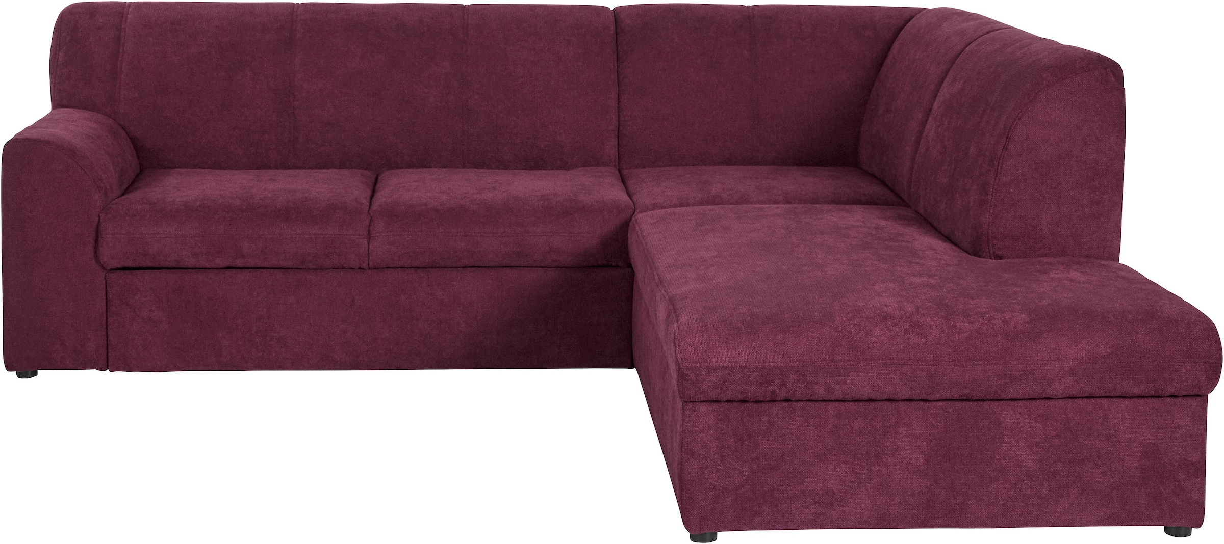 DOMO collection Ecksofa »Topper zeitlos elegant, kompakte Stellmaße, OTTOs Choice, L-Form«, mit Ottomane, wahlweise mit Schlaffunktion