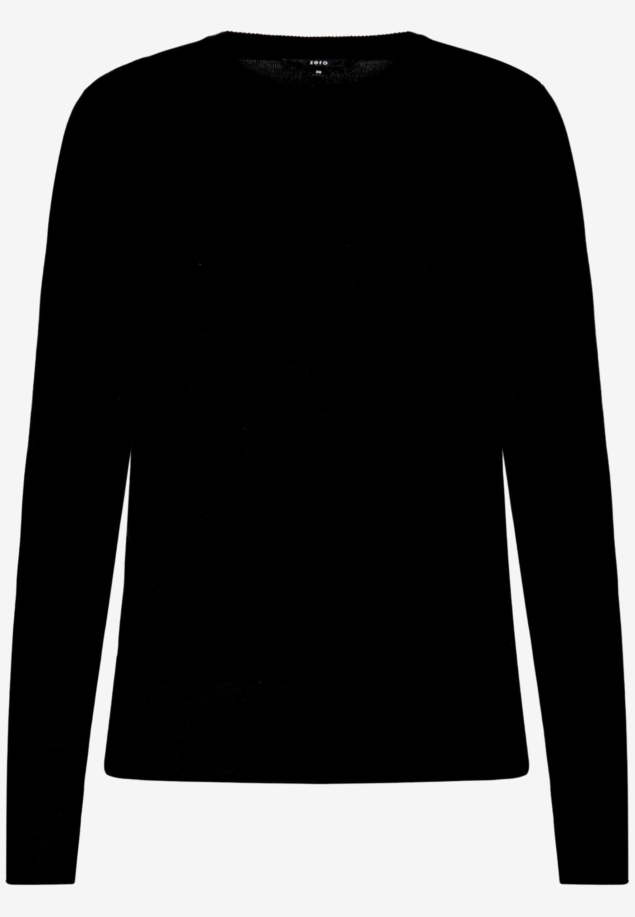 Zero Strickpullover mit Rundhalsausschnitt / Viskose