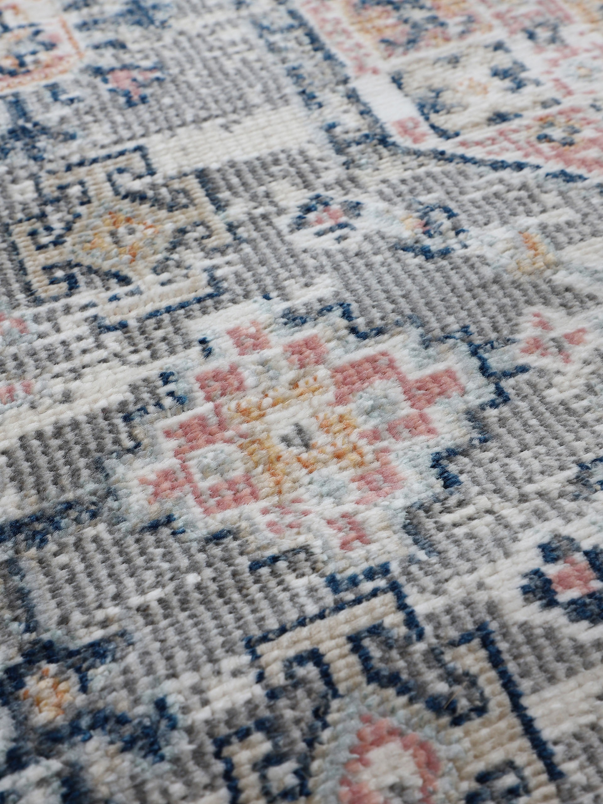 carpetfine Teppich »Omen_3«, rechteckig, 3 mm Höhe, Orient Vintage Look