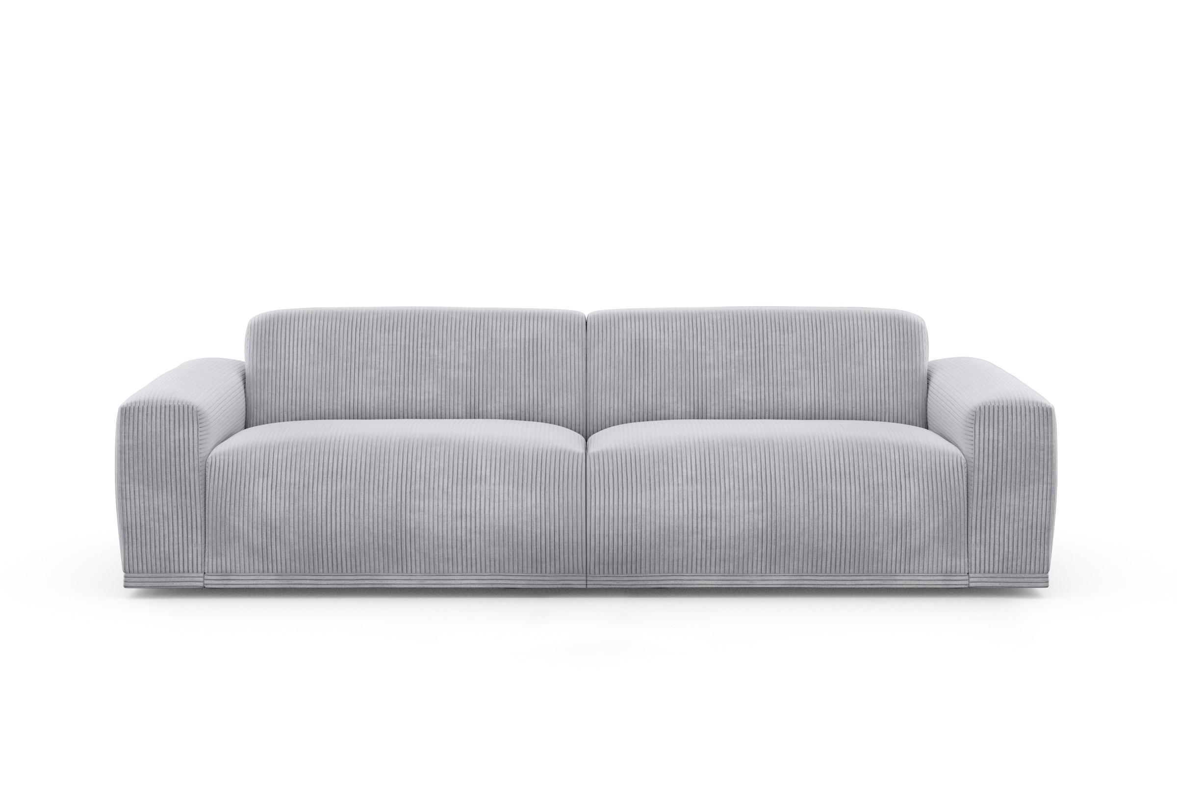 TRENDMANUFAKTUR Big-Sofa »Braga, mit hochwertigem Kaltschaum, Megasofa, in Cord erhältlich«, modernes Big-Sofa, Couch mit hohem Sitzkomfort, 254/72/107 cm (B/H/T)