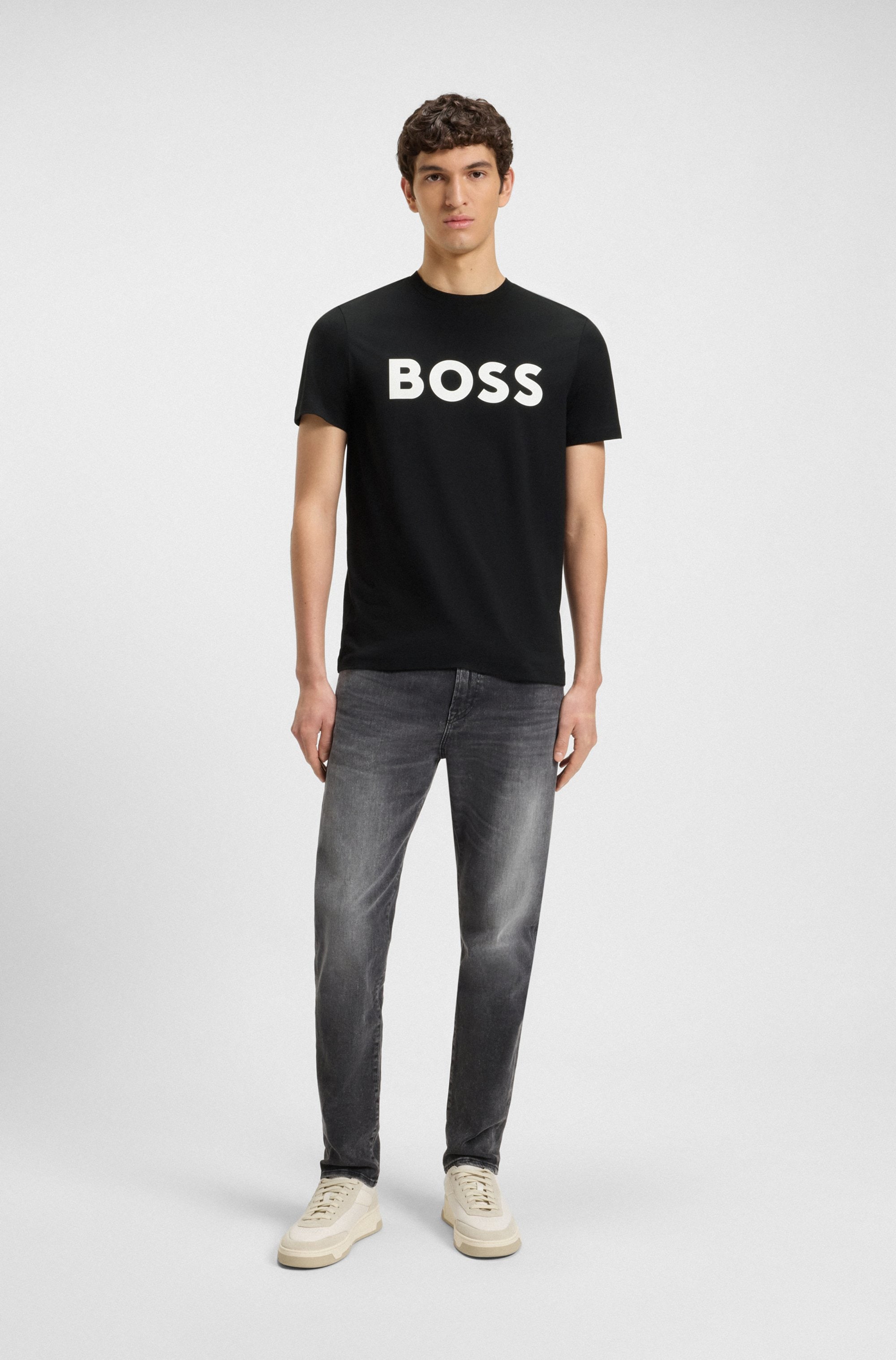 BOSS ORANGE T-Shirt »Thinking«, (1 tlg.), mit Logodruck