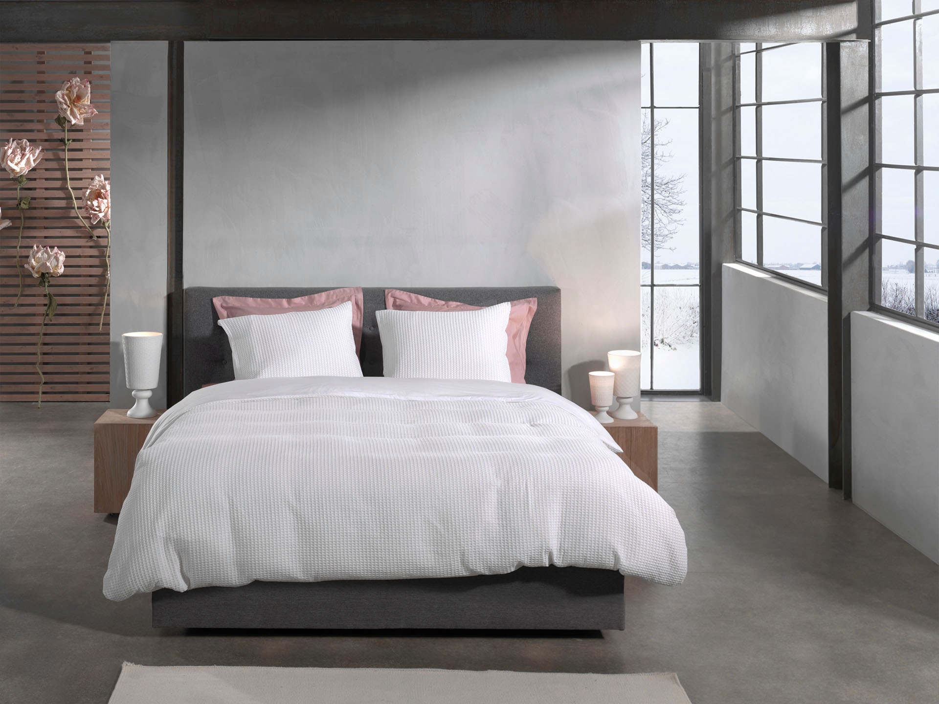 Heckett & Lane Wendebettwäsche »Vafala« 2 Stk. tlg. Waffelmuster,100% Baumw günstig online kaufen