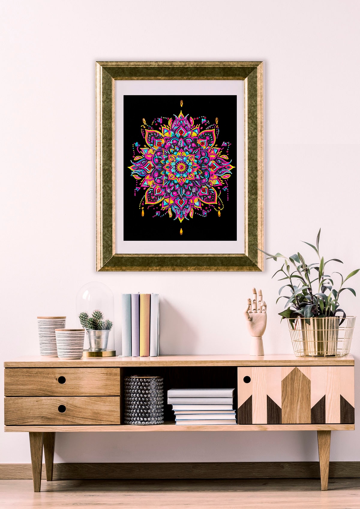 Diamond Dotz Kreativset »Diamond Painting Neon Mandala«
