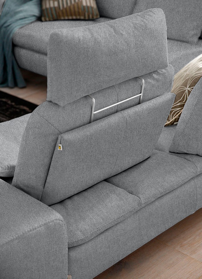 W.SCHILLIG Ecksofa »valentinoo, Designsofa, elegant und bequem, L-Form«, (Set), mit Sitztiefenverstellung, Breite 318 cm