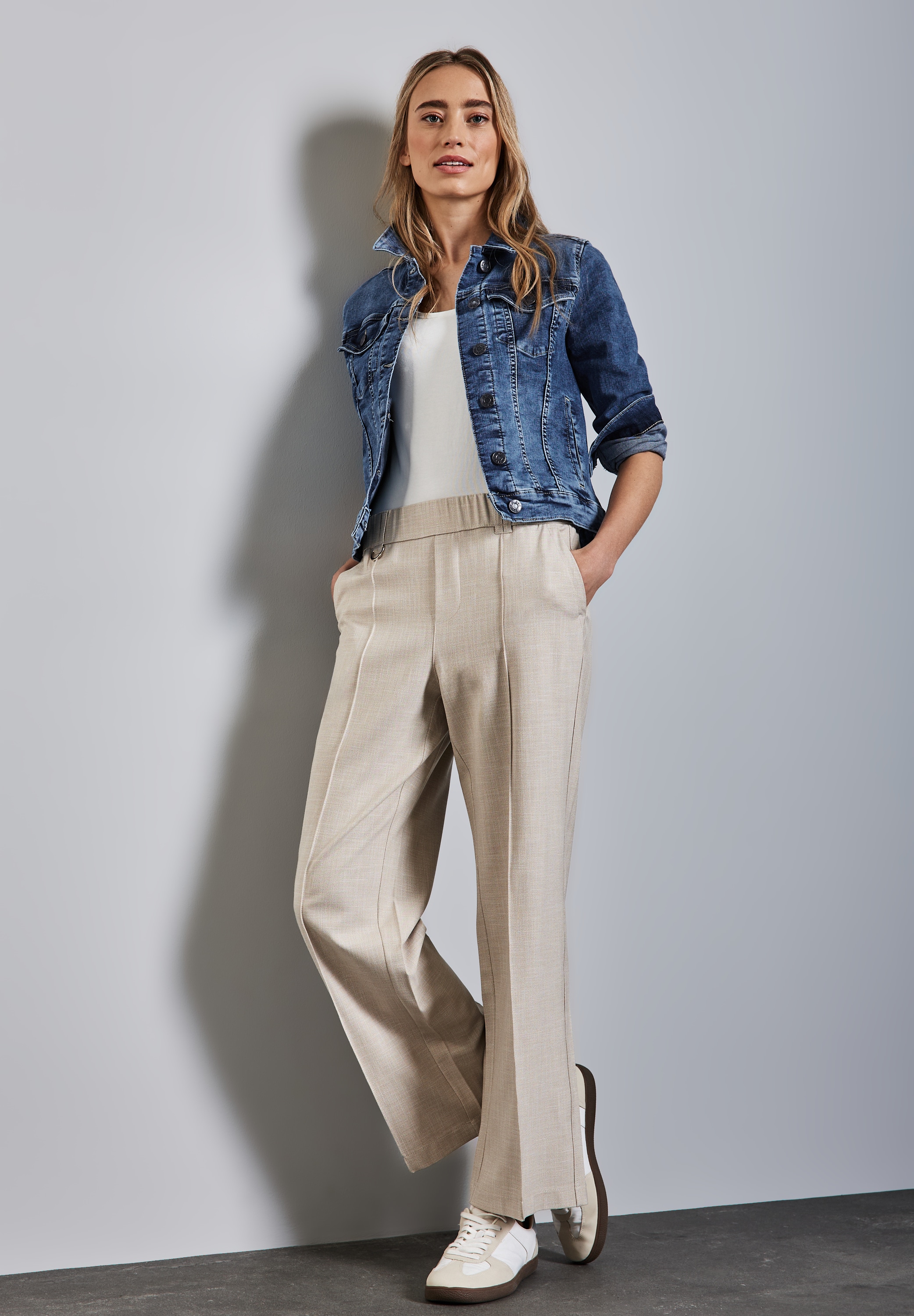 STREET ONE Jeansblazer, mit Brusttaschen
