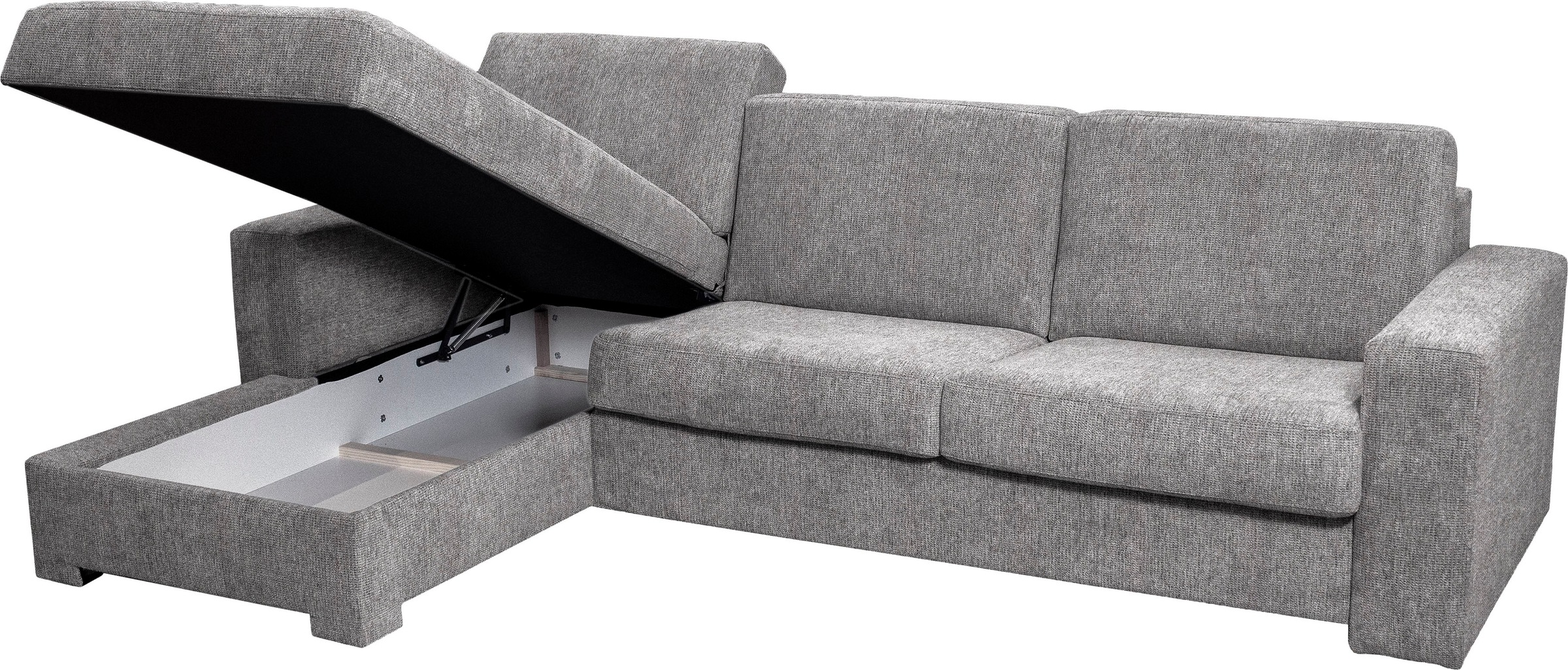 Home affaire Ecksofa Roma "L" Dauerschlaffunktion, mit Unterfederung, Matratzenhöhe 14cm, Liegemaße ca 163x198 cm, L-Form