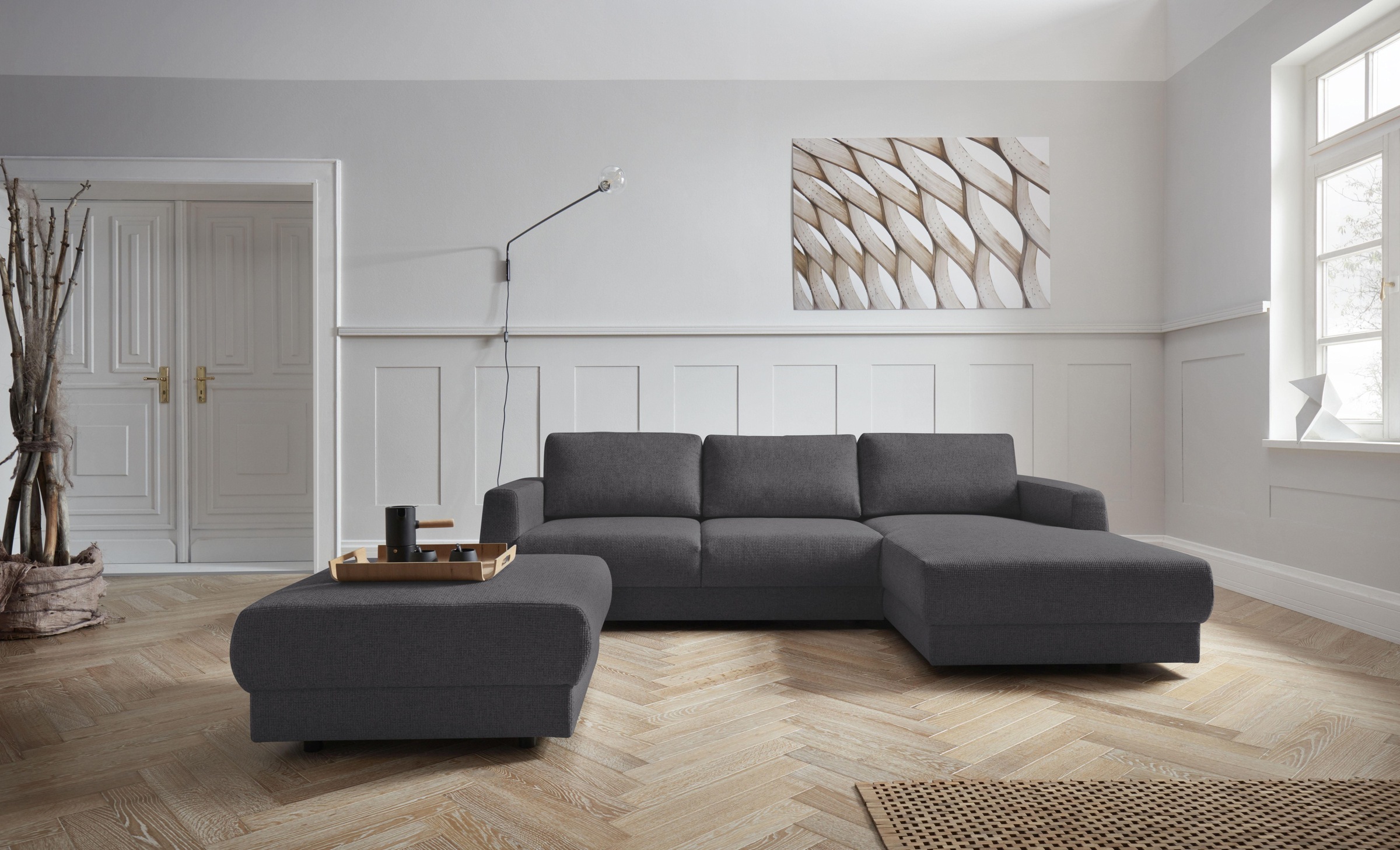andas Hocker »Hobro«, in 3 Bezugsstoffen und vielen Farben, Design by Morten Georgsen