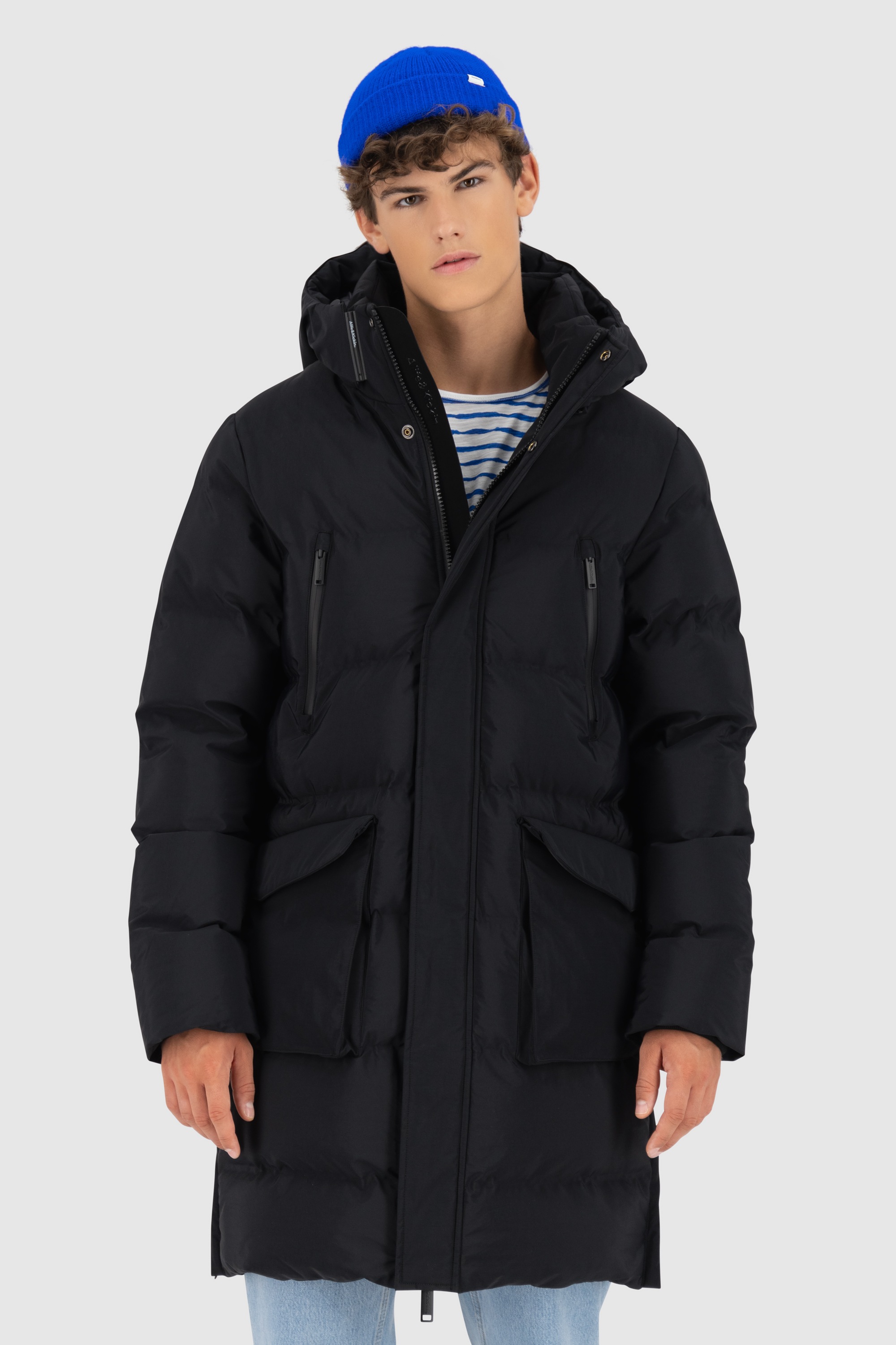 Alife & Kickin Winterjacke »Herren SaulAK A«, mit Kapuze, gefütterte Jacke mit abnehmbarer Kapuze und 6 Fronttaschen