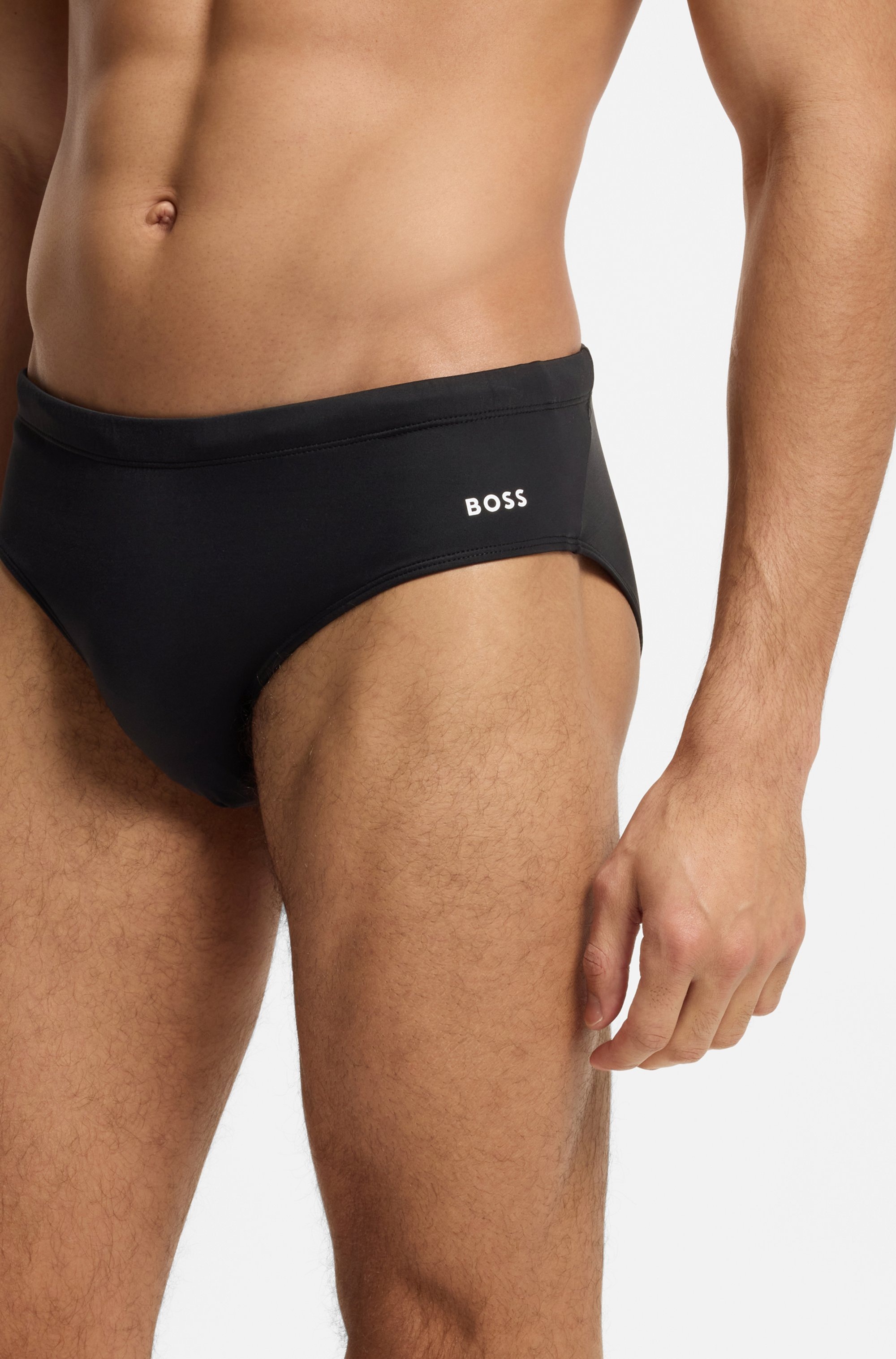 BOSS Badehose »Brief John« mit kontrastfarbenem BOSS Logo-Schriftzug