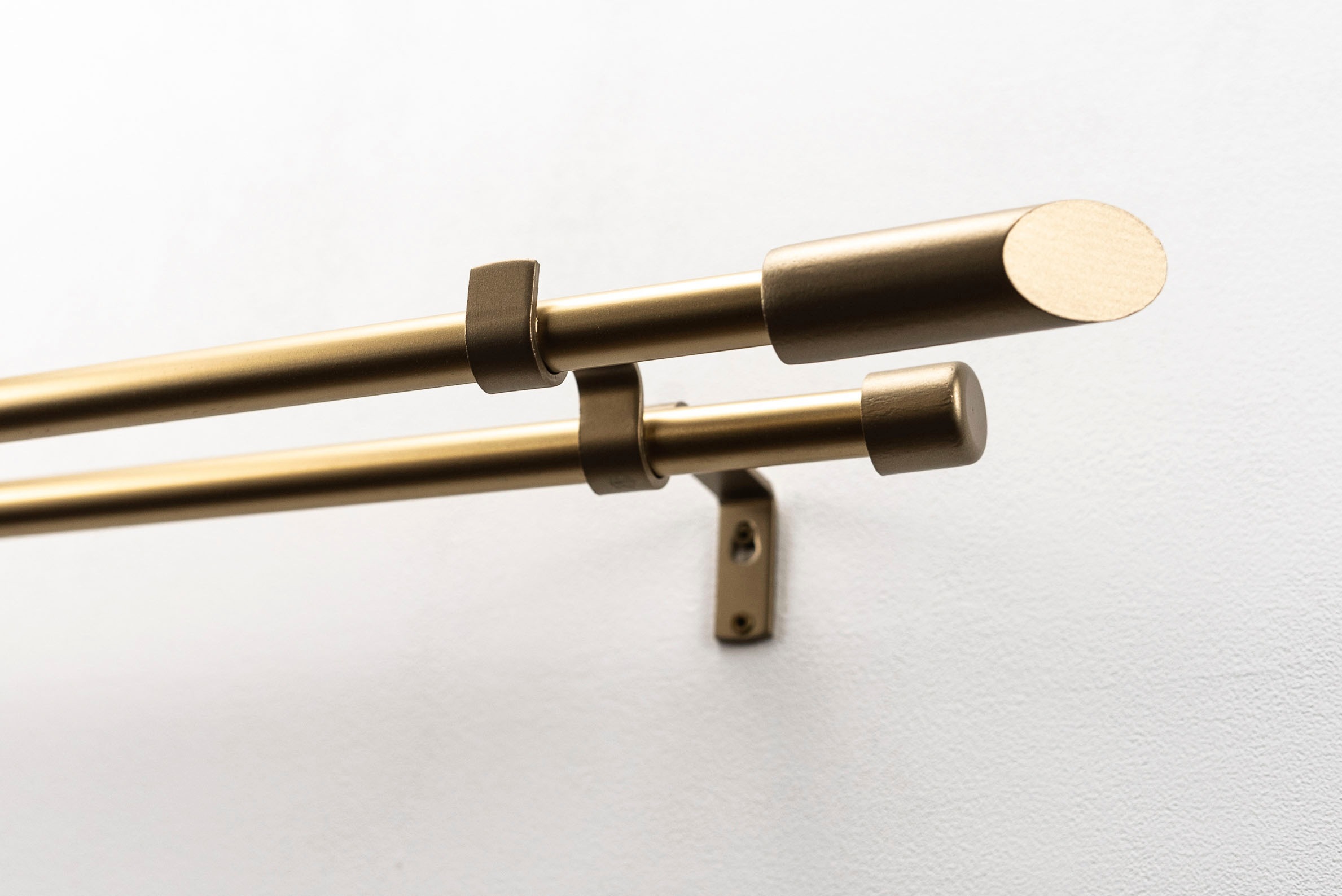 GARESA Gardinenstange »ZYLI mit offenem Träger« 2 läufig-läufig Wunschmaßlä günstig online kaufen