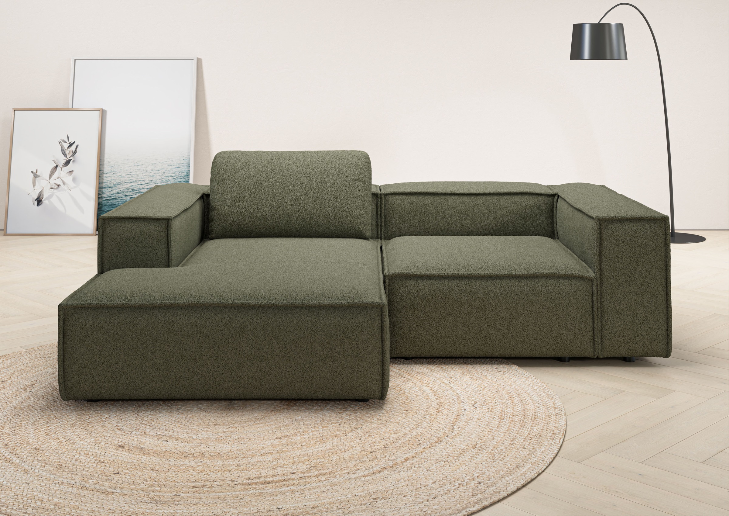 Places of Style Ecksofa »Watertown, kompakte L-Form, 246 cm breite für klei günstig online kaufen